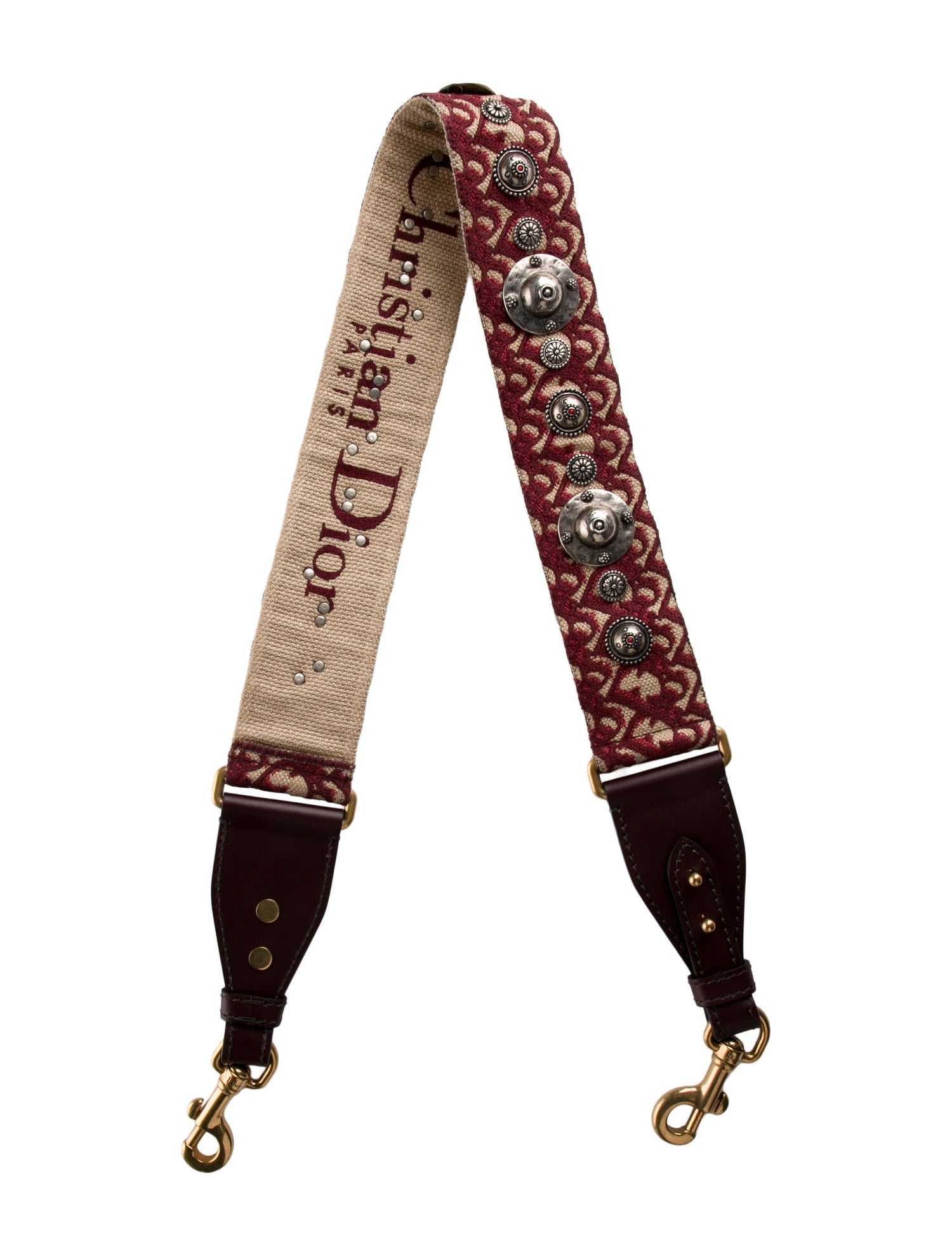 Christian Dior Canvas Bag Strap w/Tags