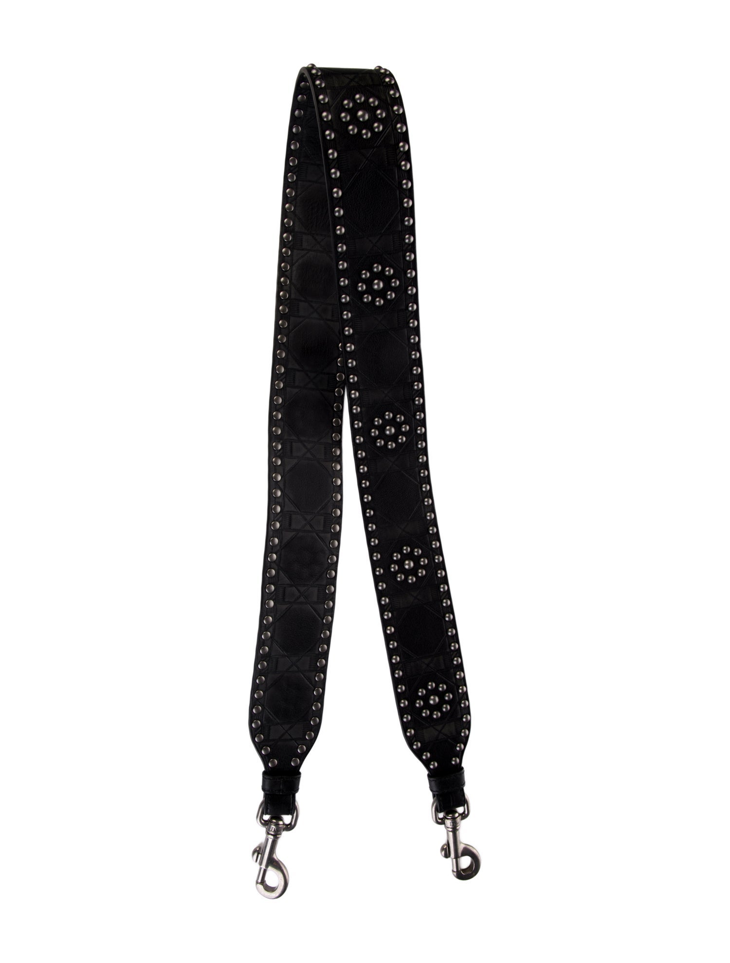 Christian Dior :Leather Studded Bag Strap
