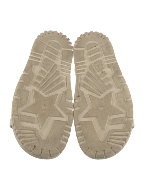 Christian Dior Cannage Pattern Leather Espadrilles