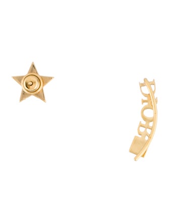 Christian Dior Crystal Mismatched Earrings