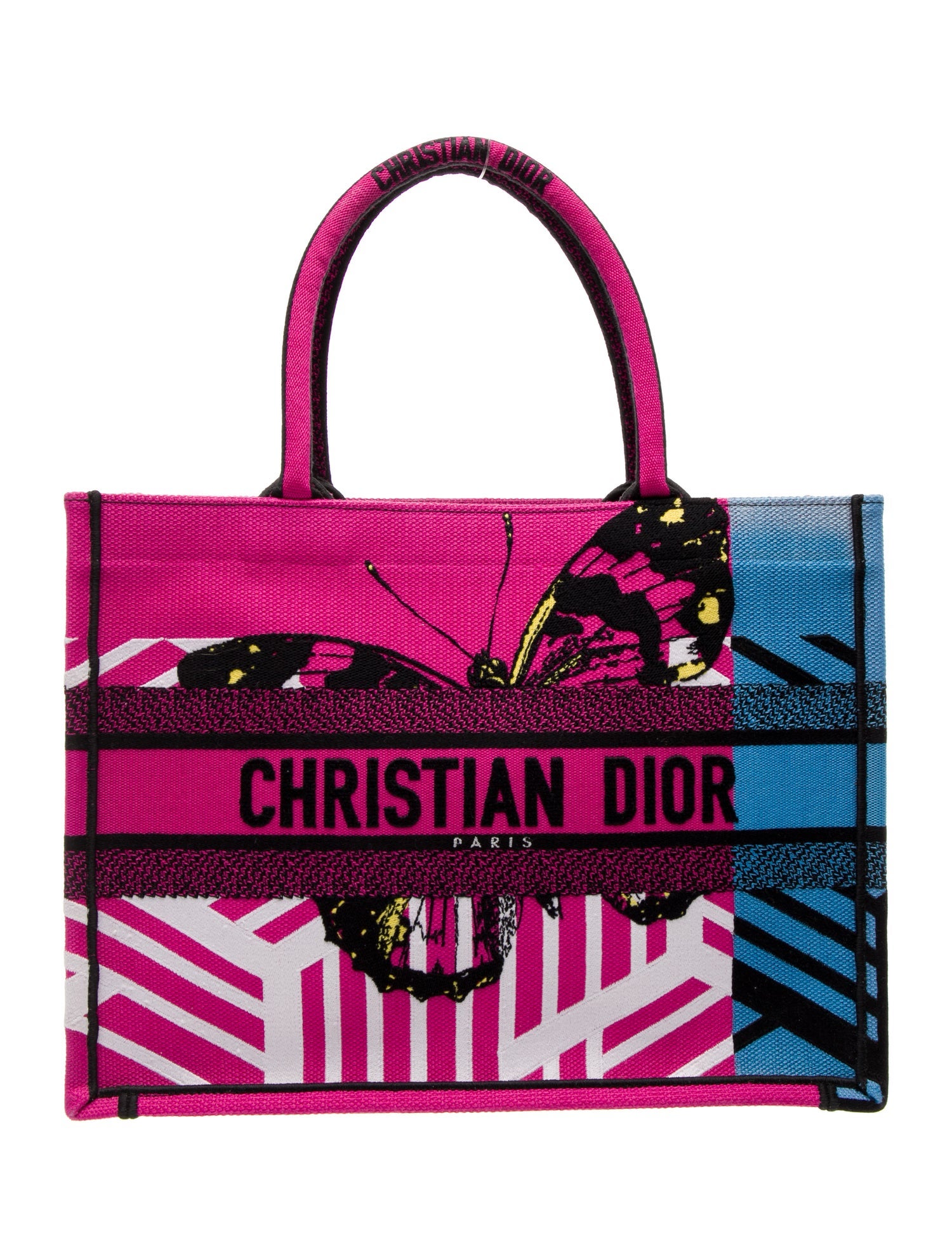Christian Dior Canvas Book - Blue Totes, Handbags - CHR558142
