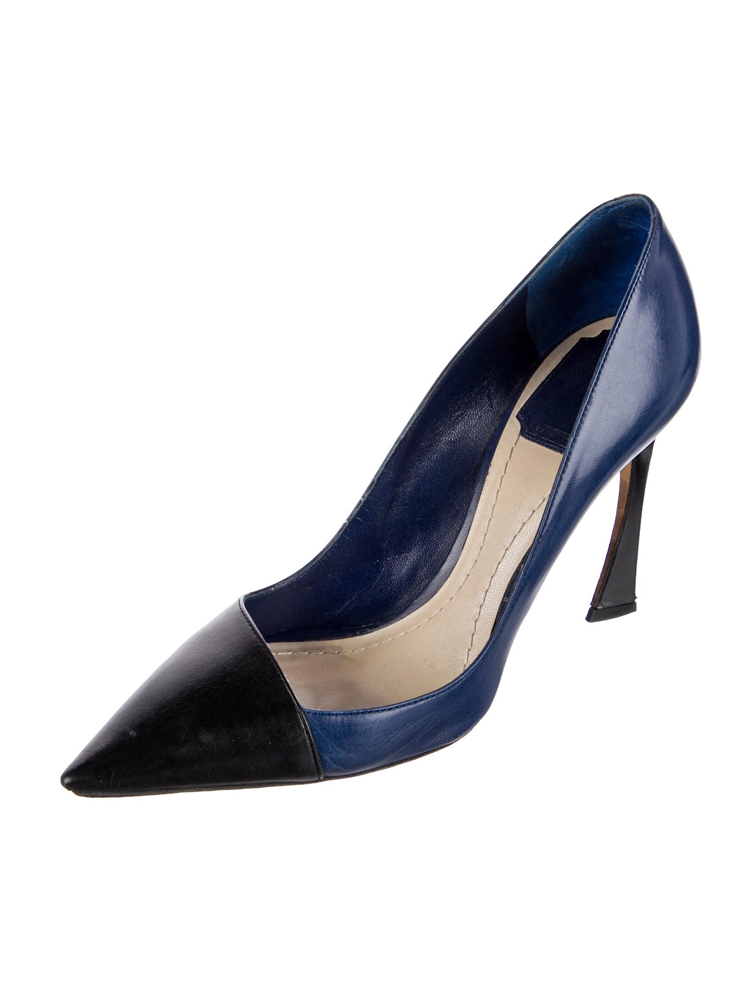 Christian Dior Leather D'Orsay Pumps