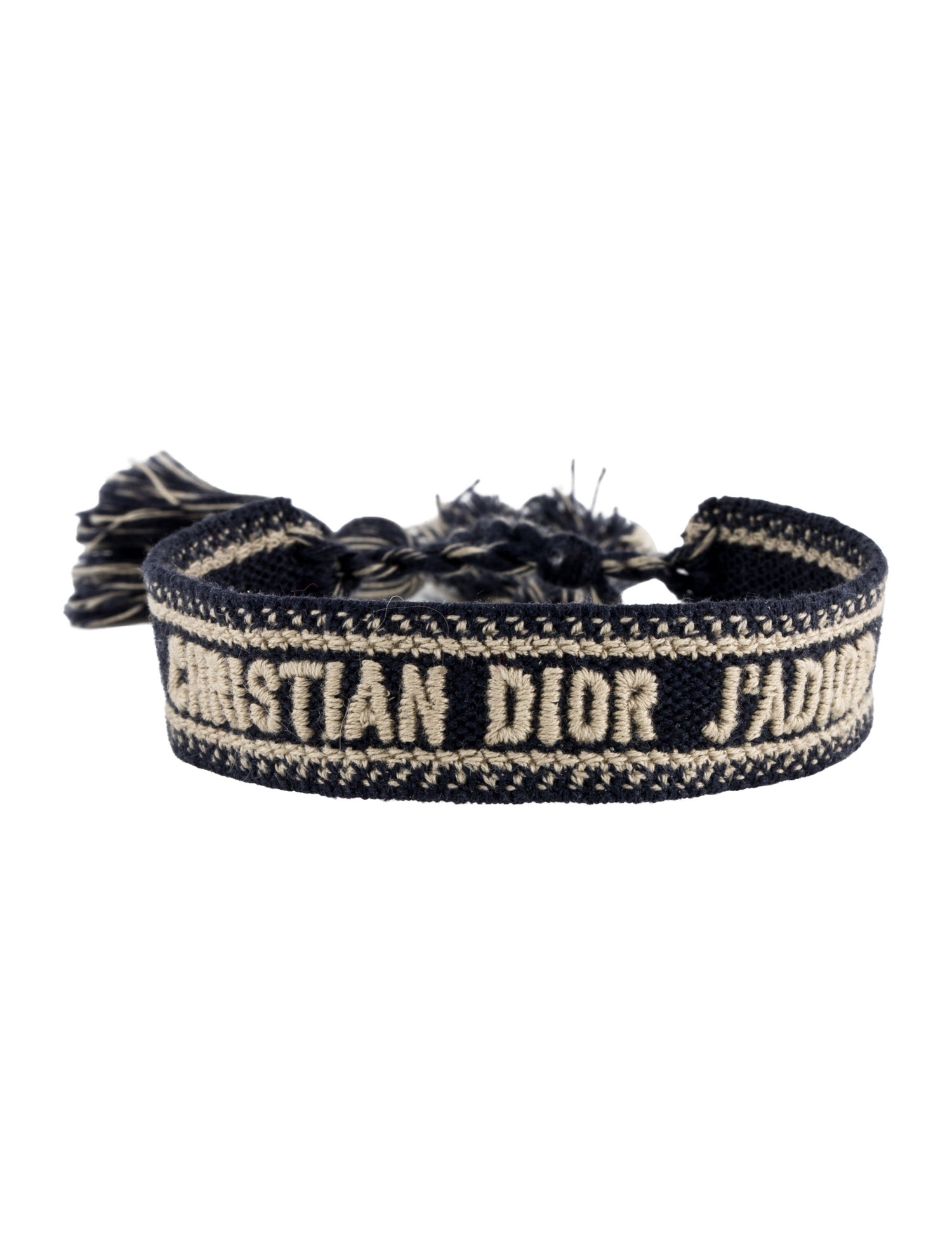 Christian Dior Thread & Cotton J'adior Friendship Wrap Bracelet