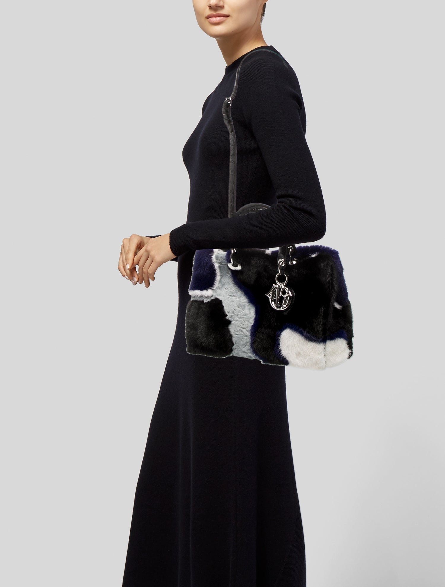 Christian Dior Shearling Diorissimo Medium