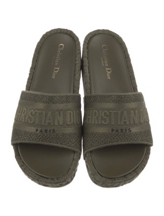 Christian Dior Oblique Jacquard Espadrilles