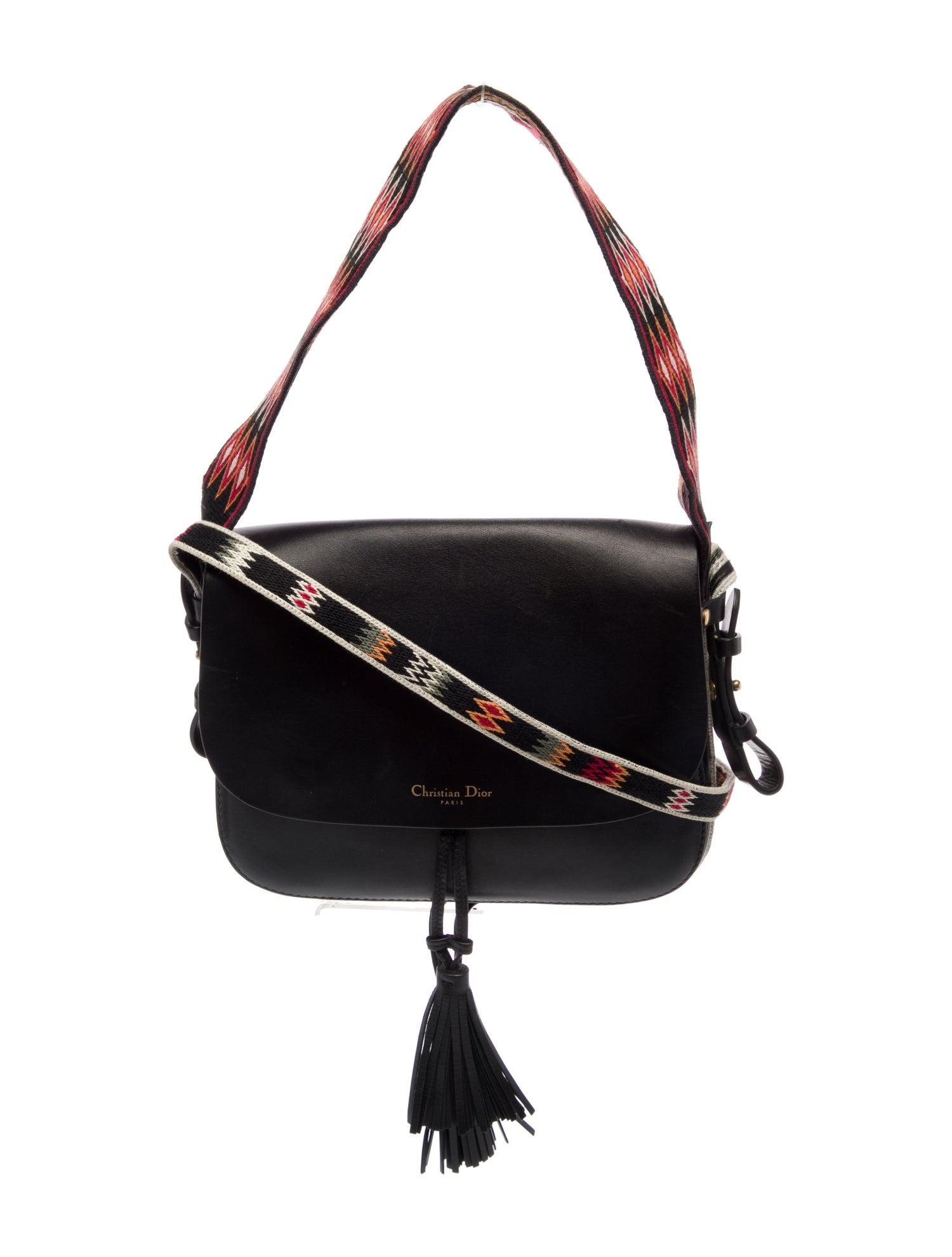 Christian Dior Leather Diorodeo Flap Bag