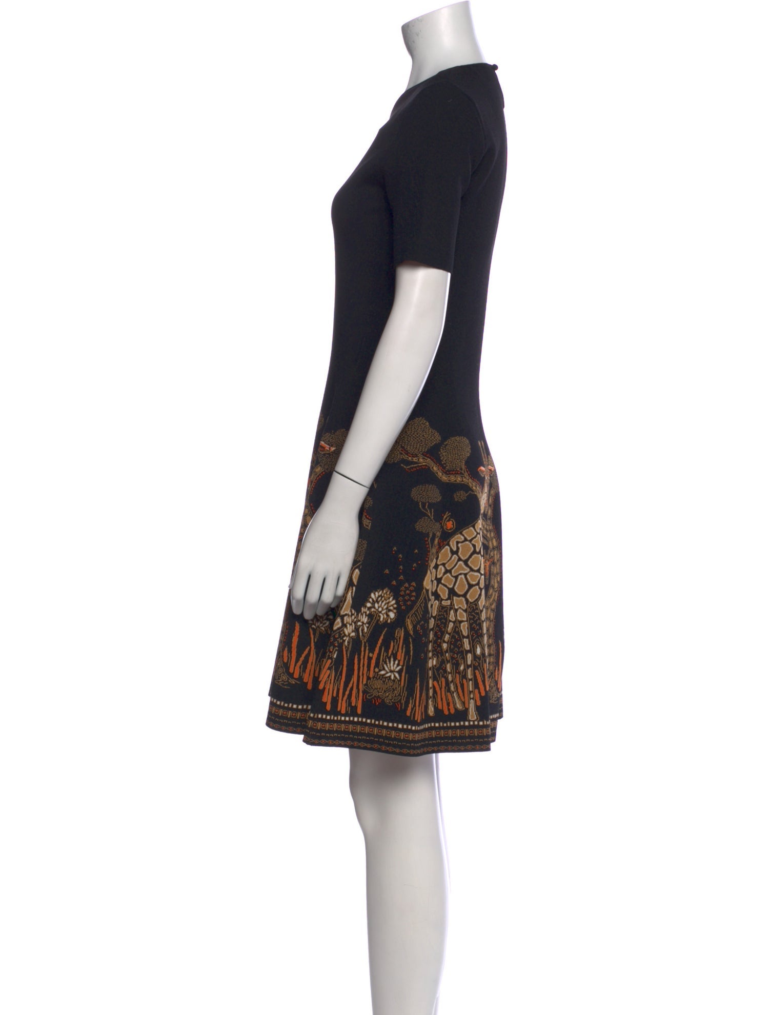Christian Dior Printed Mini Dress
