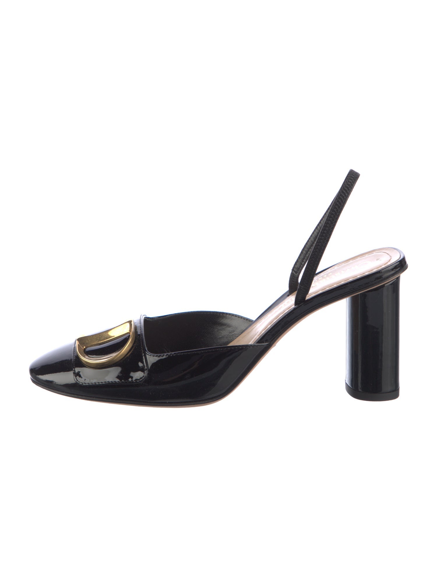 Christian Dior Patent Leather Slingback Pumps