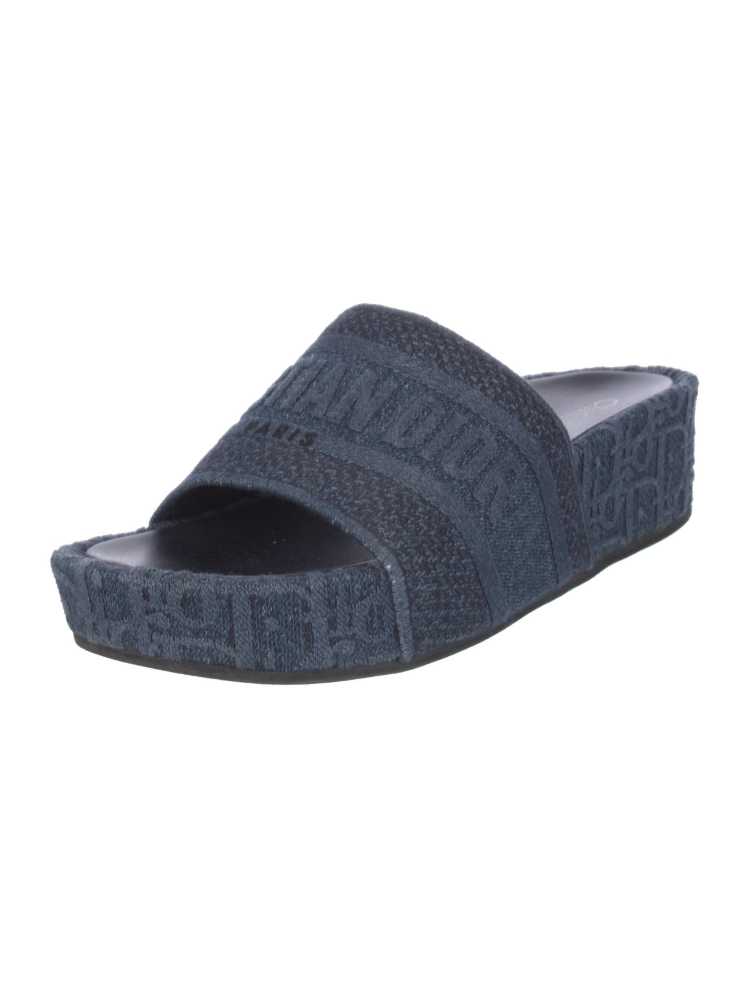Christian Dior Oblique Jacquard Denim Espadrilles