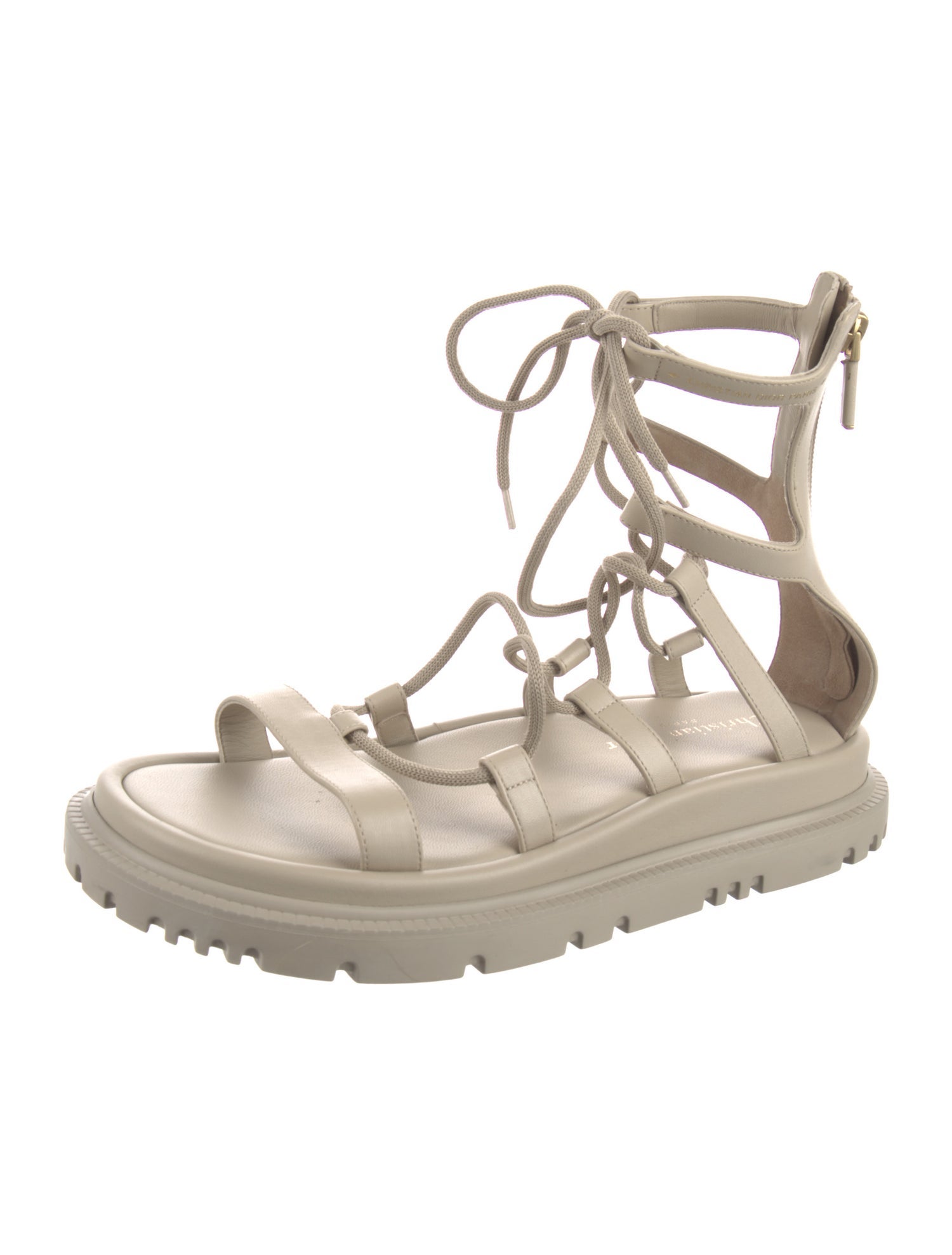 Christian Dior Leather Gladiator Sandals