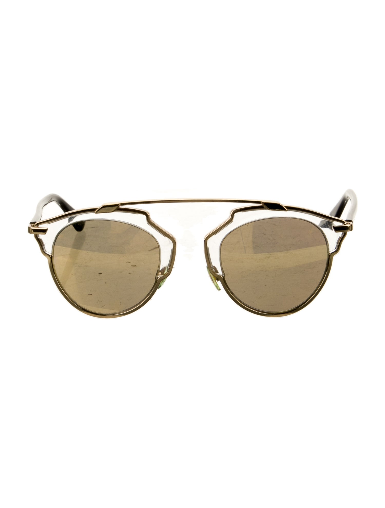 Christian Dior Aviator Mirrored Sunglasses