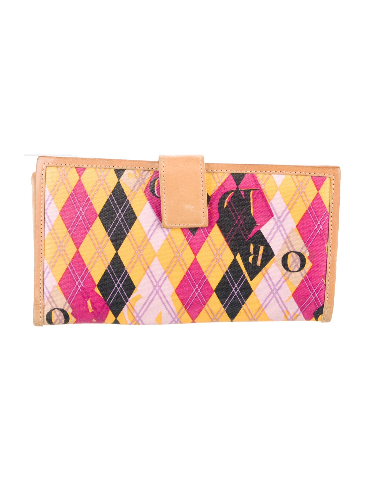 Christian Dior Printed French Purse