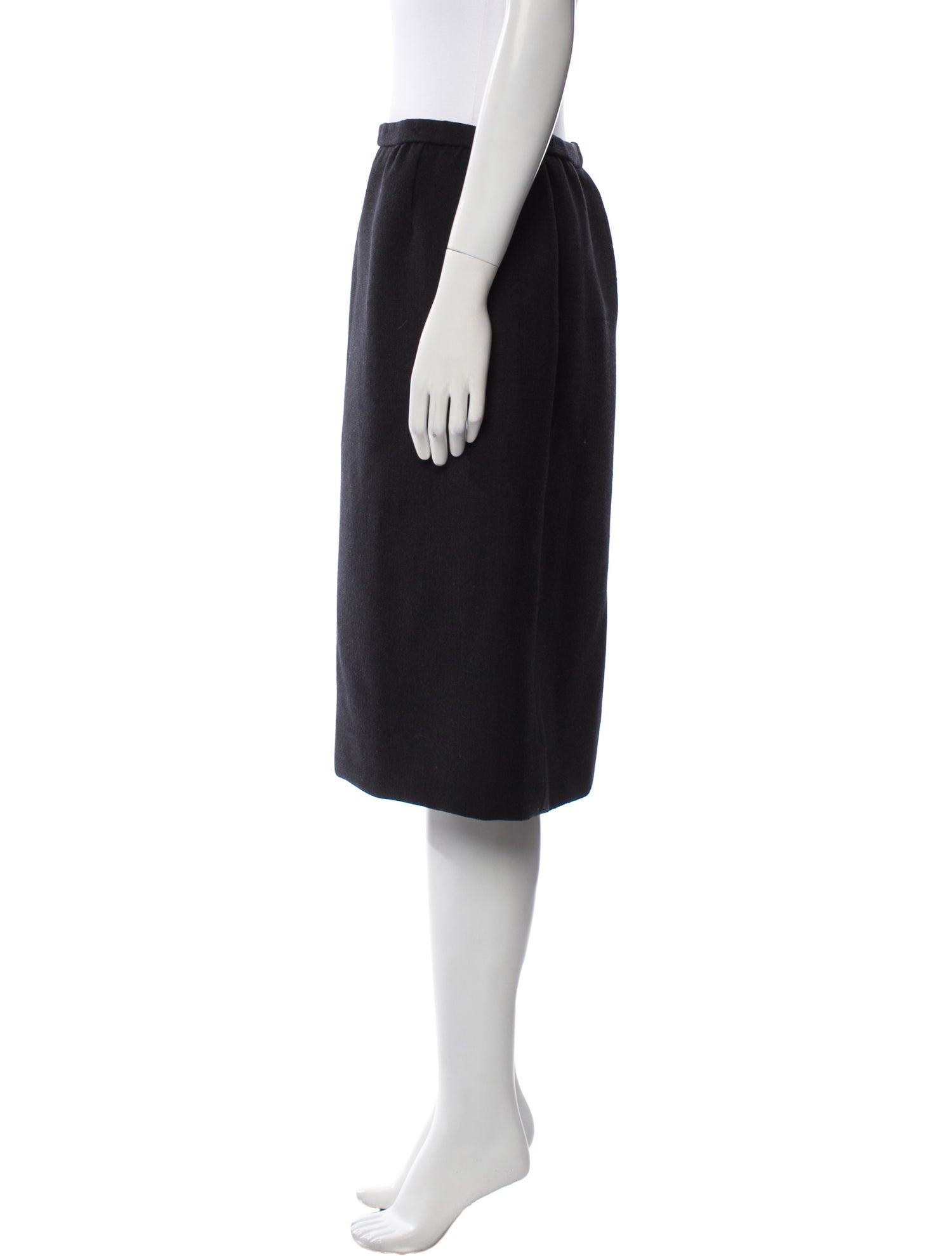 Christian Dior Wool Knee-Length Skirt