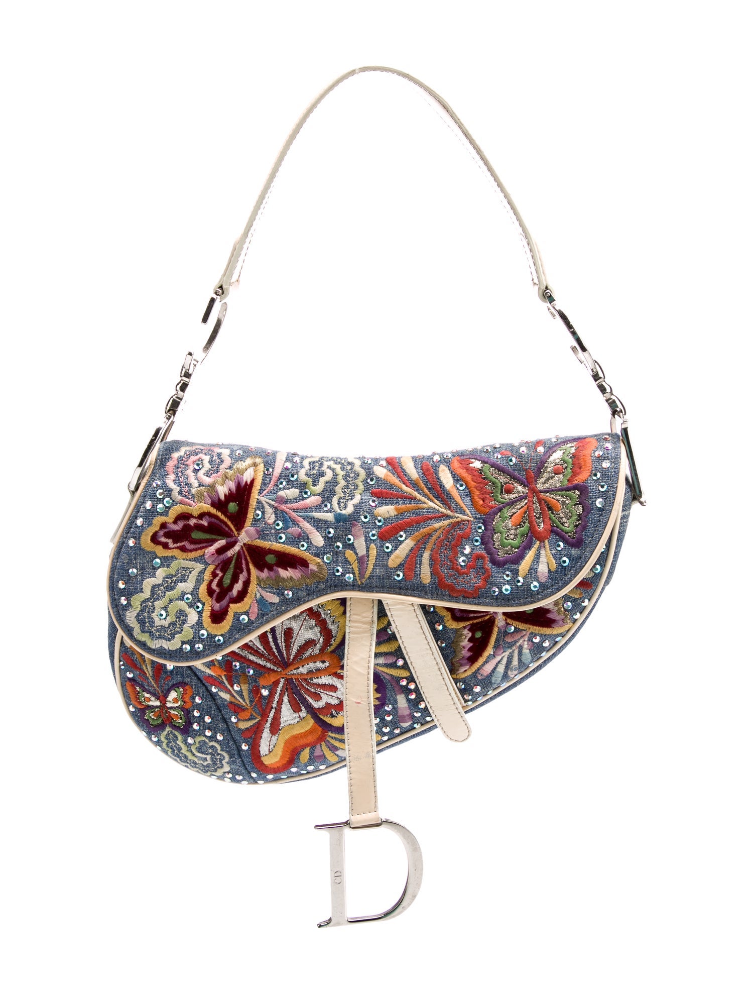 Christian Dior Denim Vintage Saddle Vintage