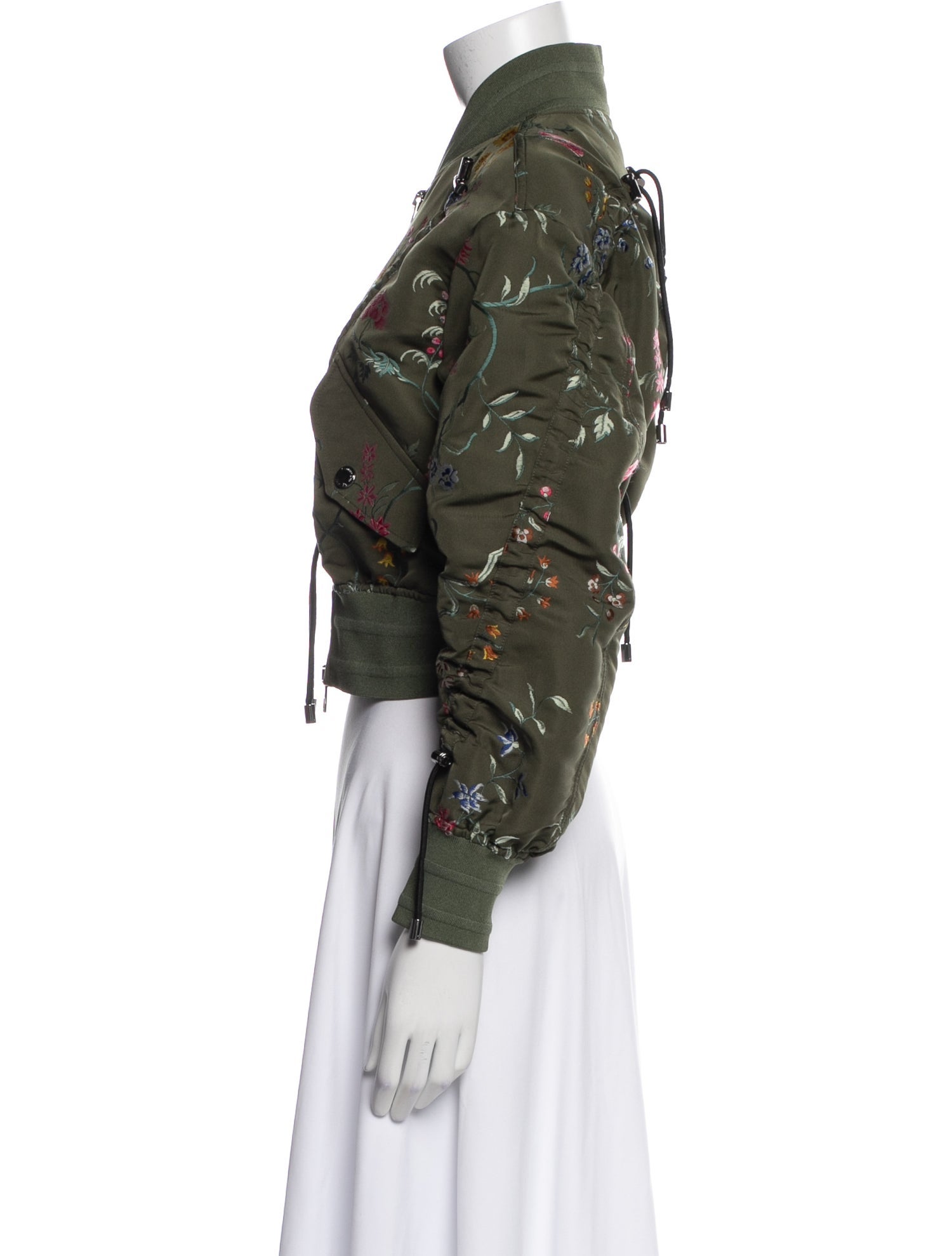 Christian Dior Floral Print Bomber Jacket