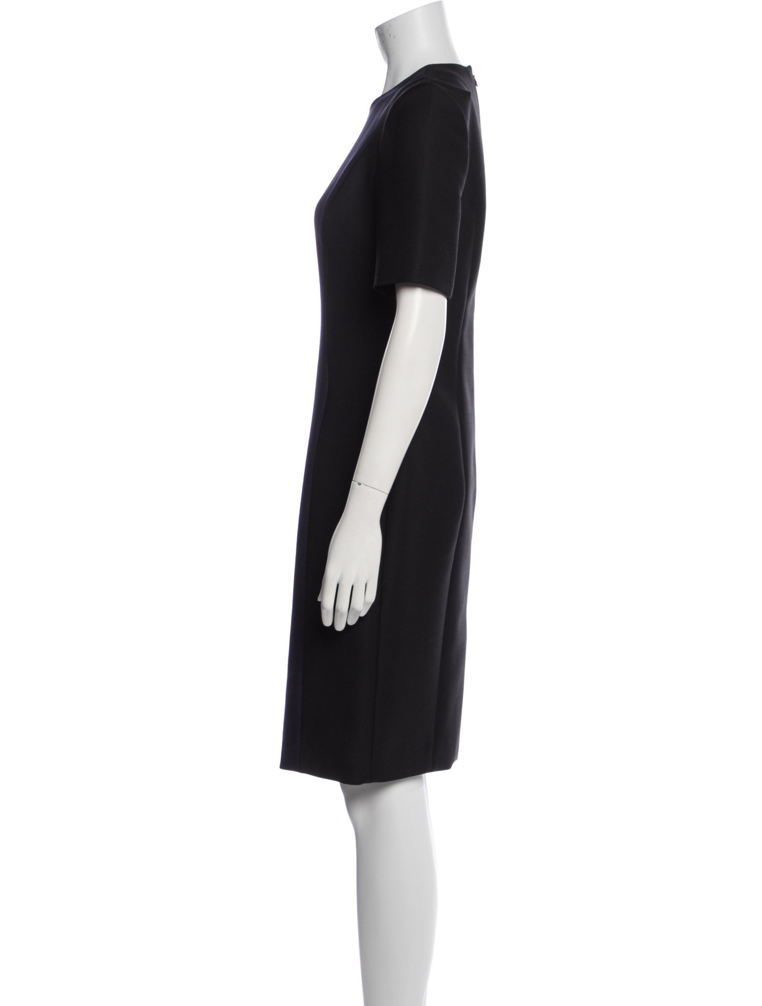 Christian Dior Virgin Wool Knee-Length Dress