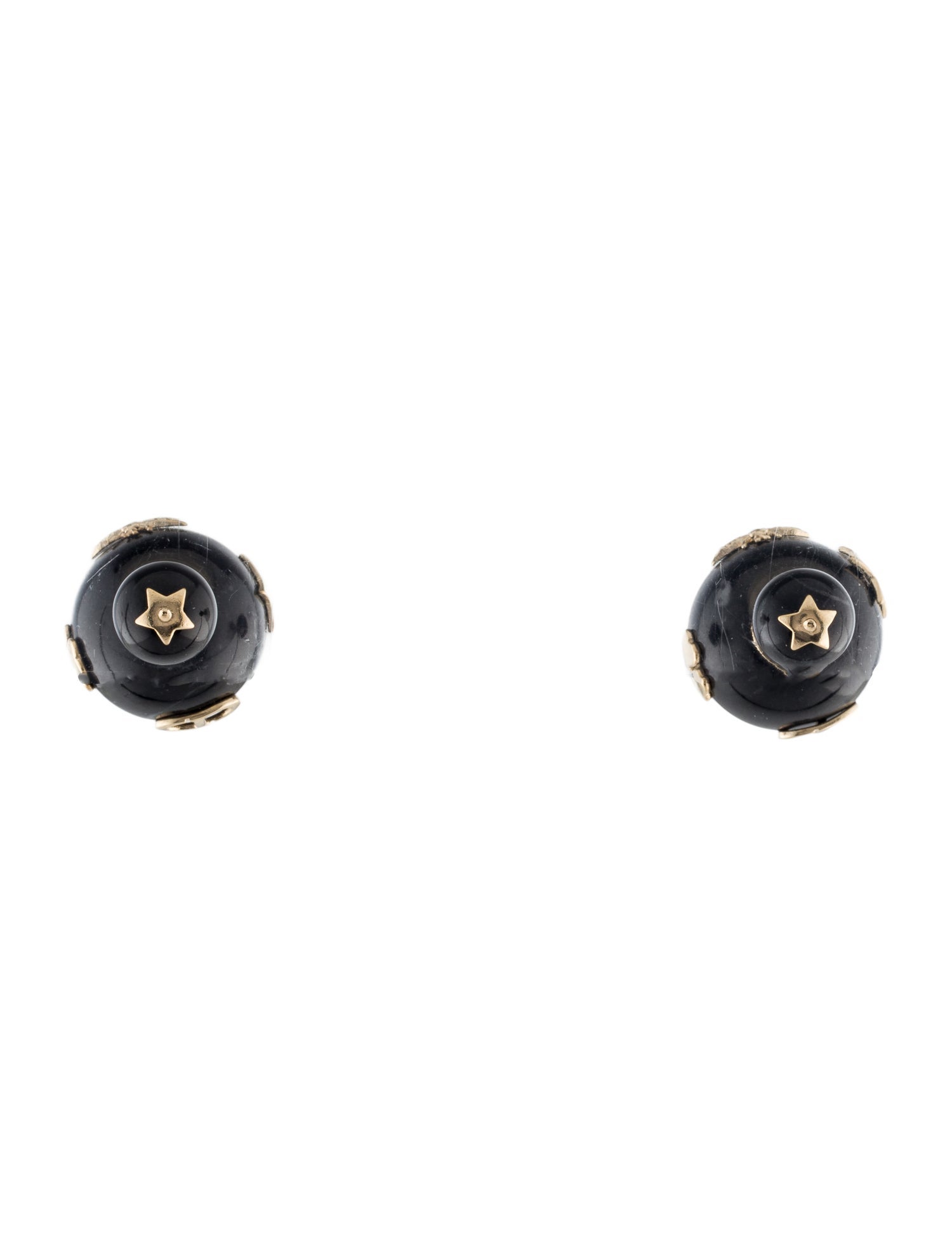 Christian Dior Tribales Motif Stud Earrings