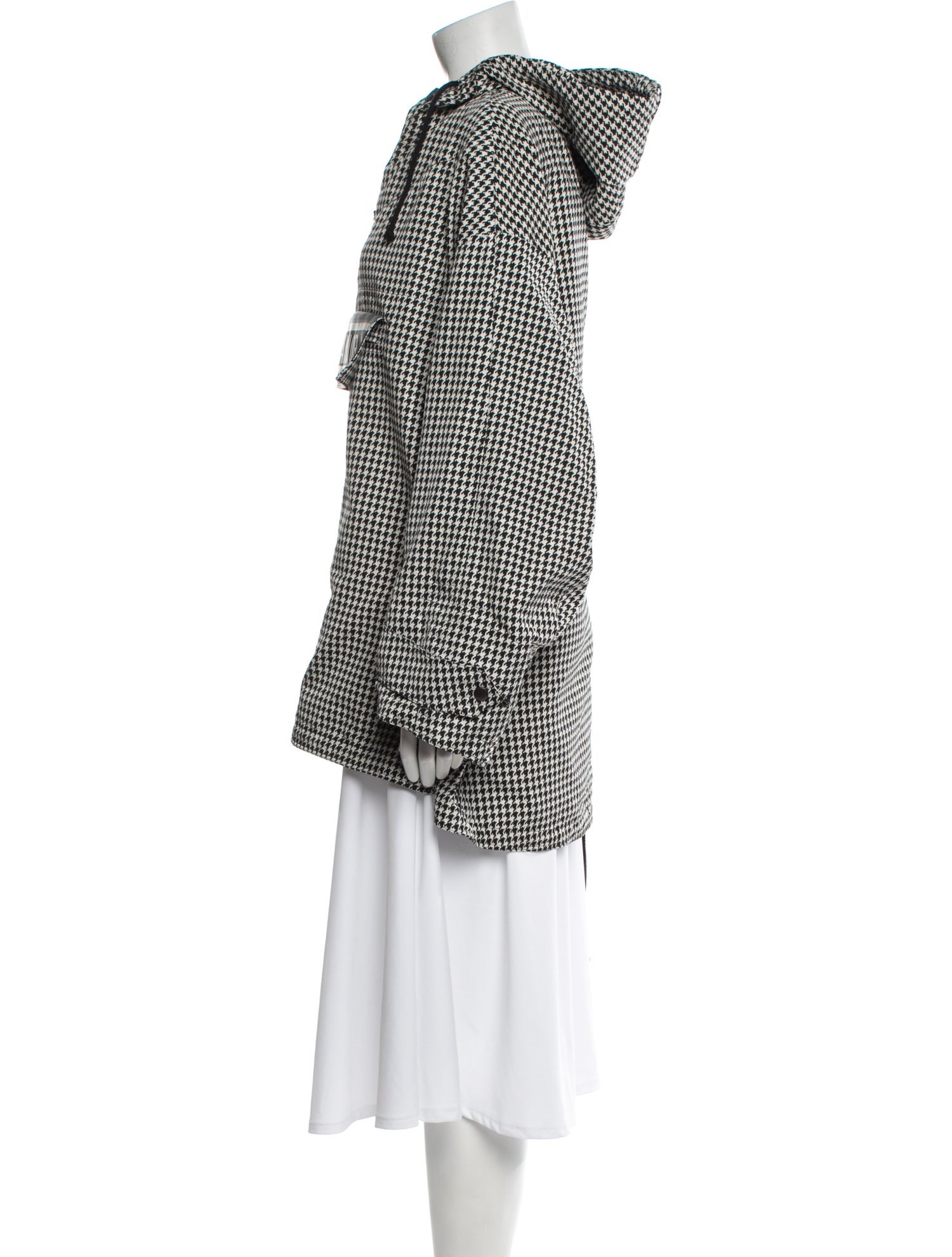 Christian Dior Houndstooth Print Coat