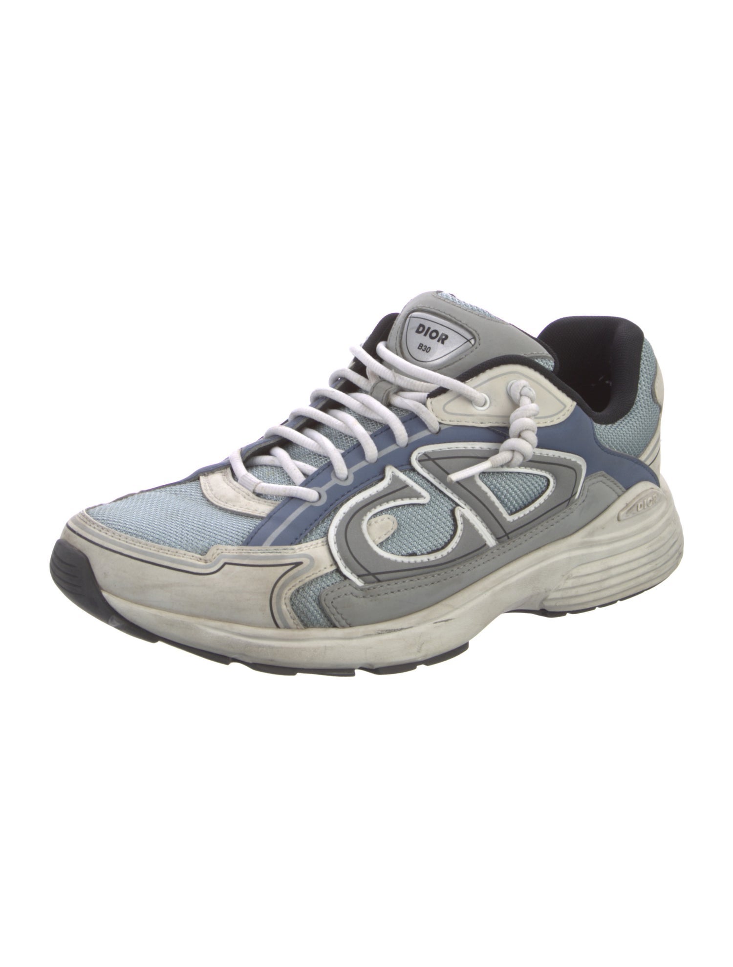 DIOR MEN B30 'Blue Grey White' Athletic Sneakers