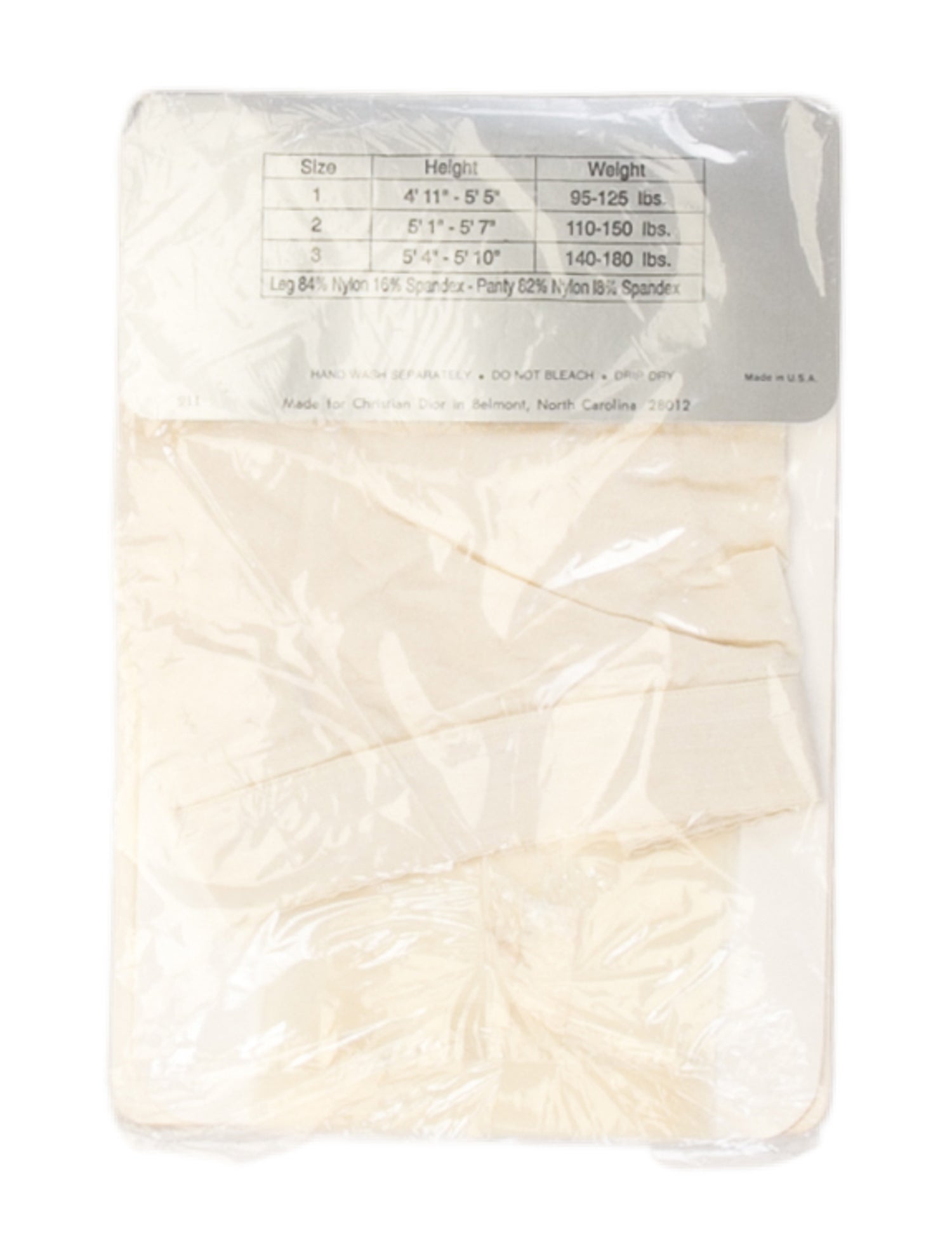 Christian Dior Avantige Sheer Panty Hose w/Tags