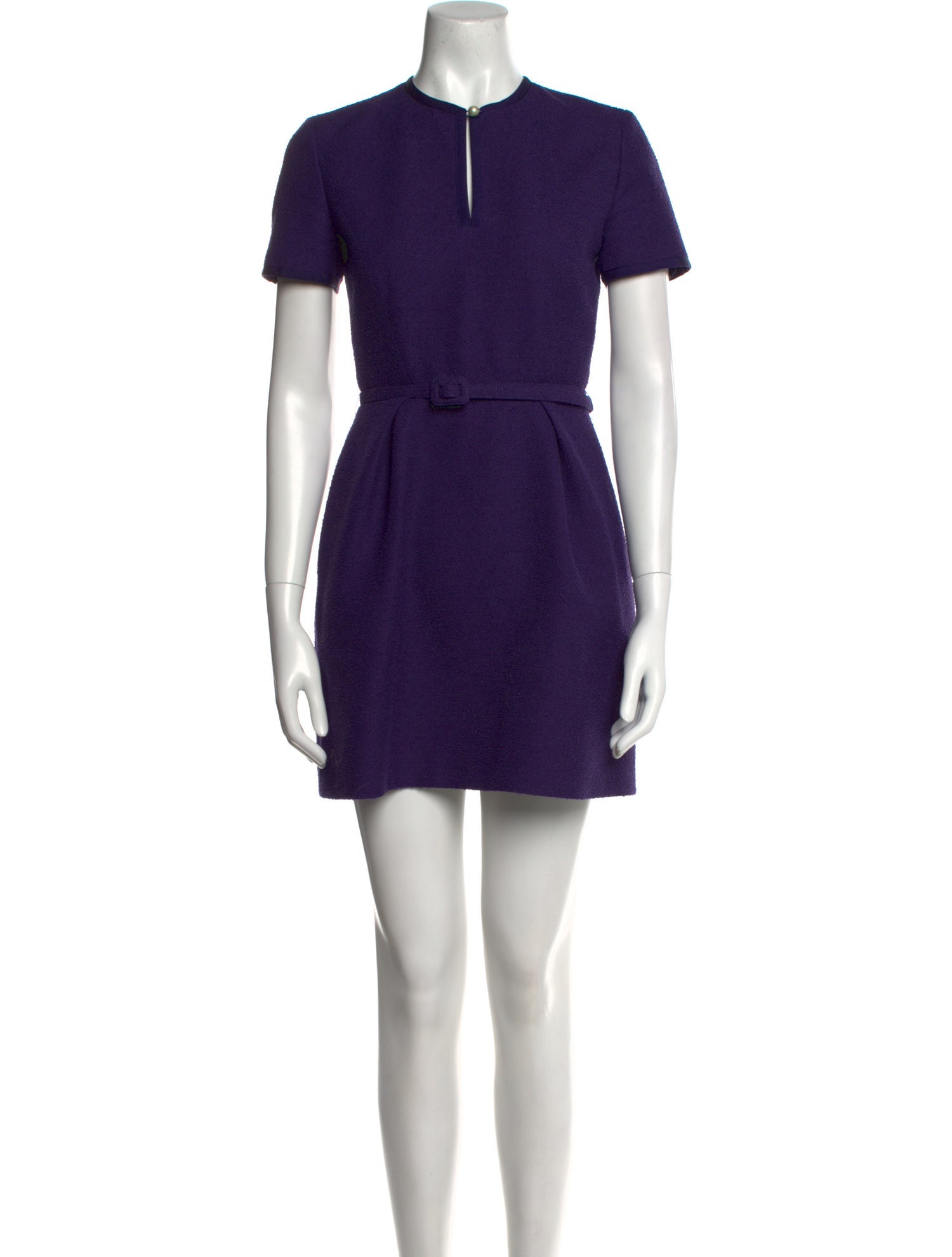 open lace back dress JOHN GALLIANO X DIOR PURPLE BEADED DRESS – Found And Vision main image 0