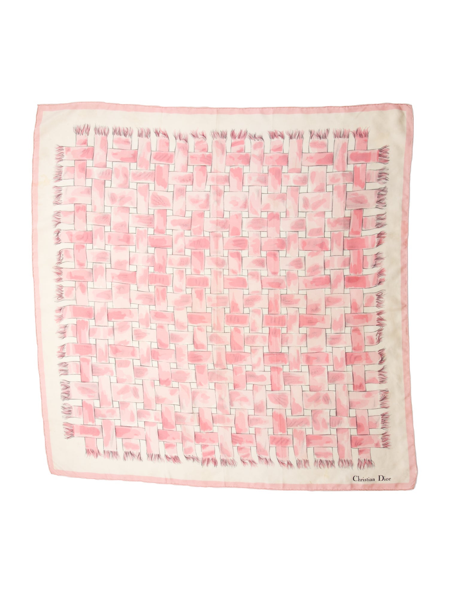 Christian Dior Silk Printed Scarf