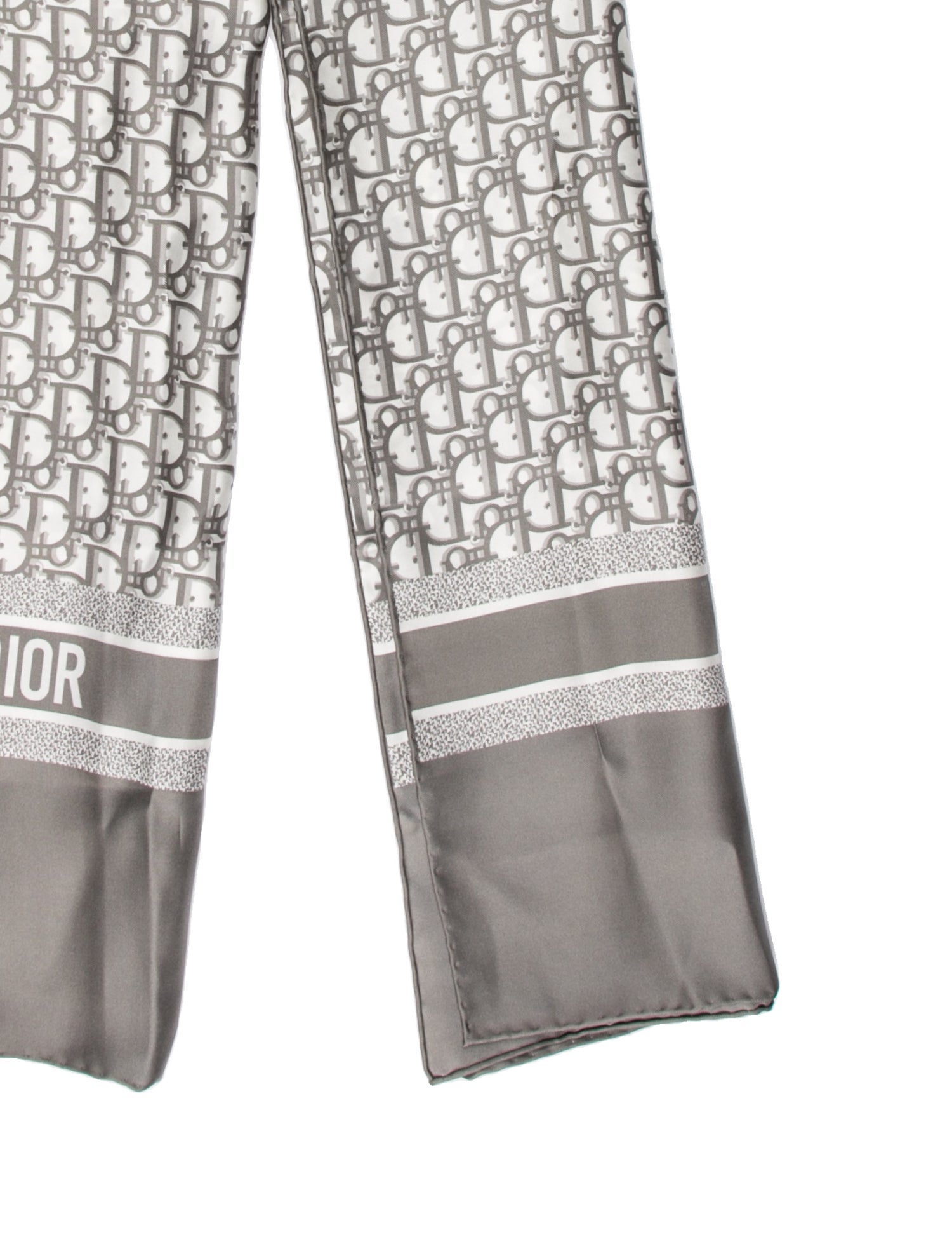 Christian Dior Silk Diorissimo Pattern Scarf w/ Tags