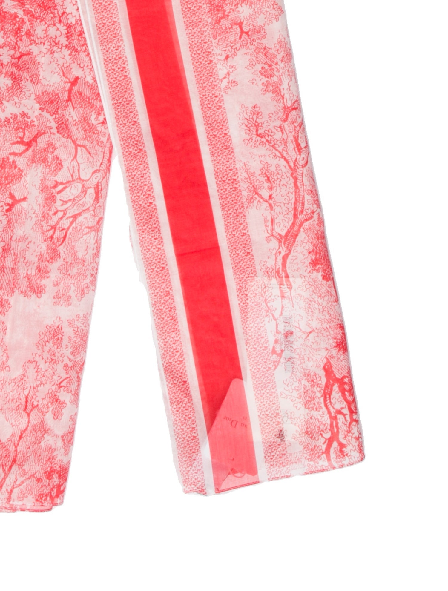 Christian Dior Floral Print Scarf