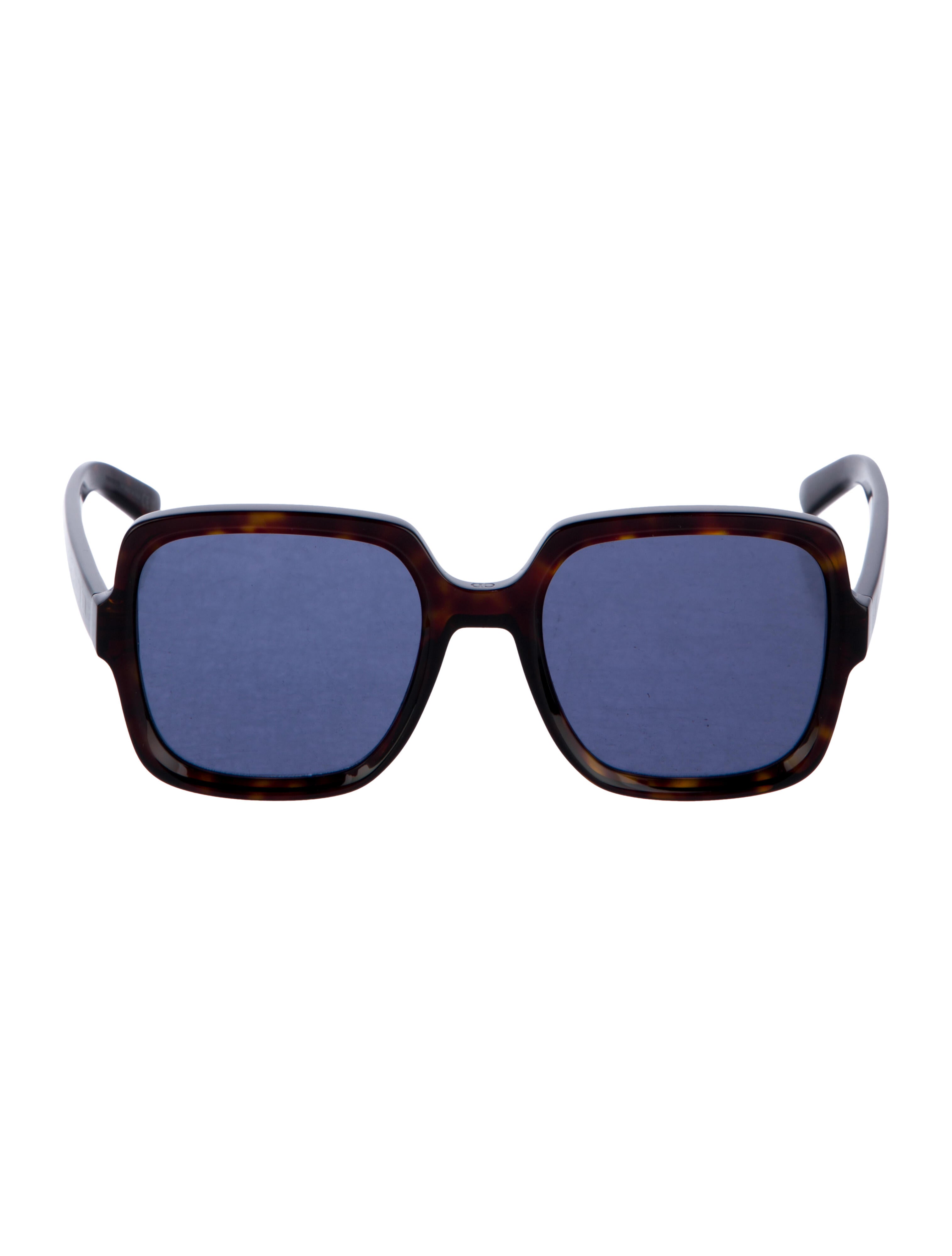 Christian Dior Cannage Pattern Square Sunglasses