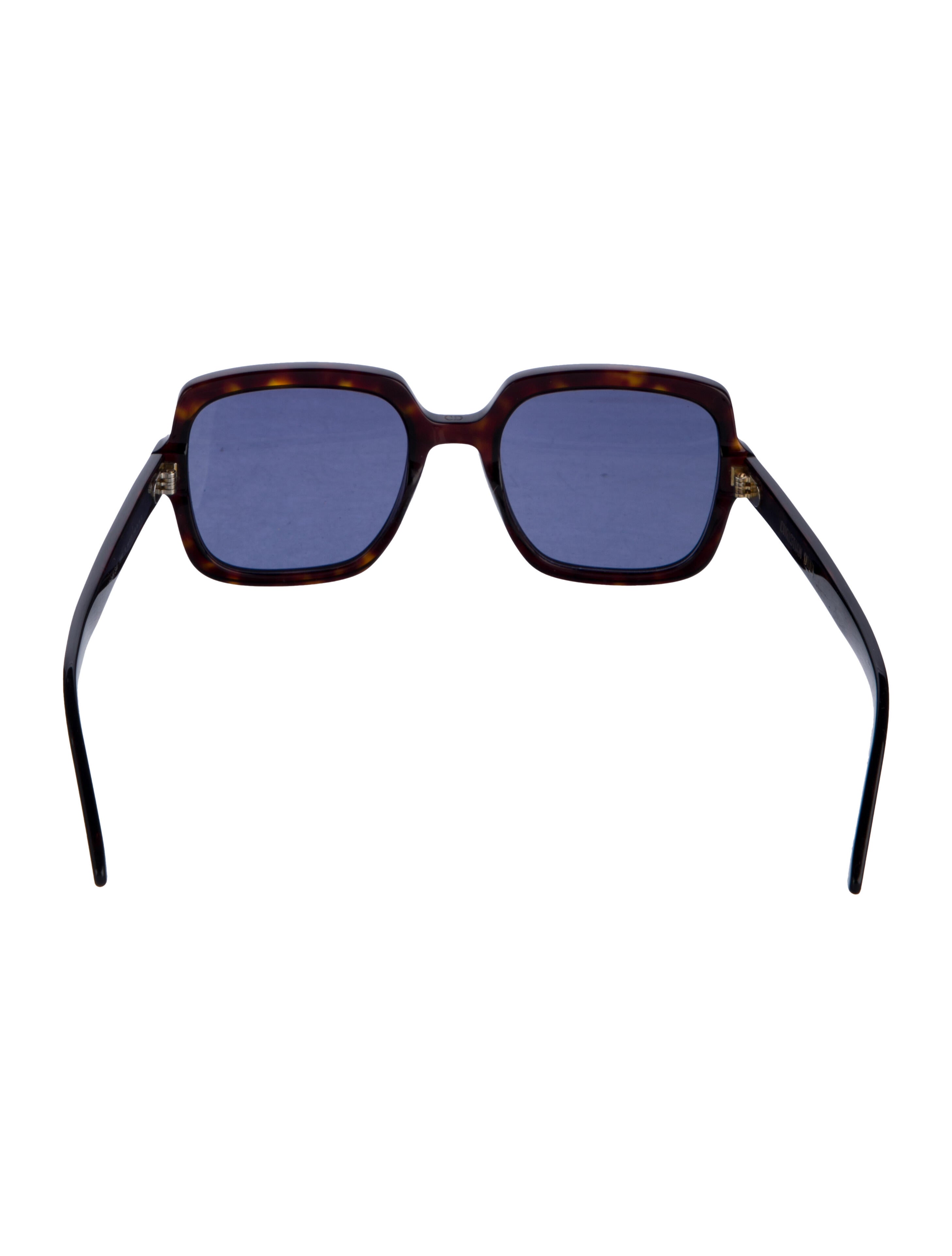 Christian Dior Cannage Pattern Square Sunglasses
