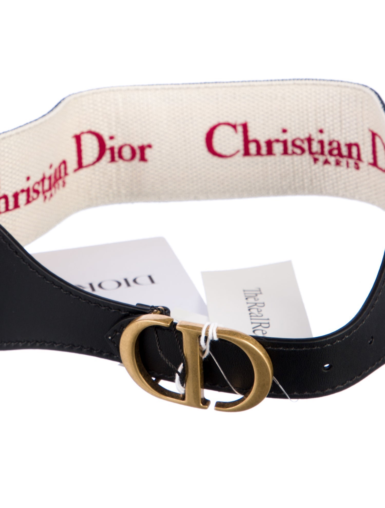 Christian Dior Wide Velvet Belt w/ Tags