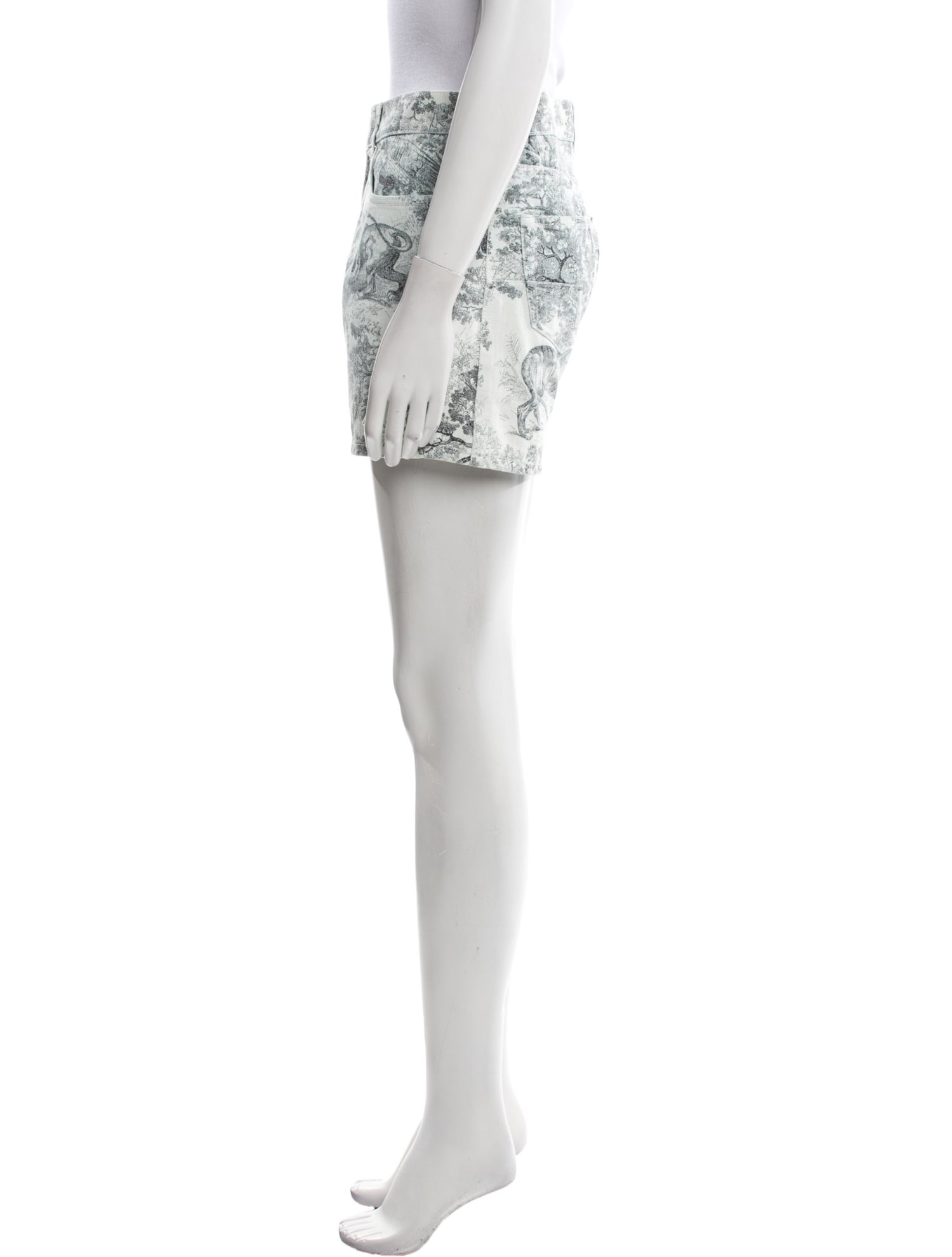 Christian Dior Printed Mini Shorts