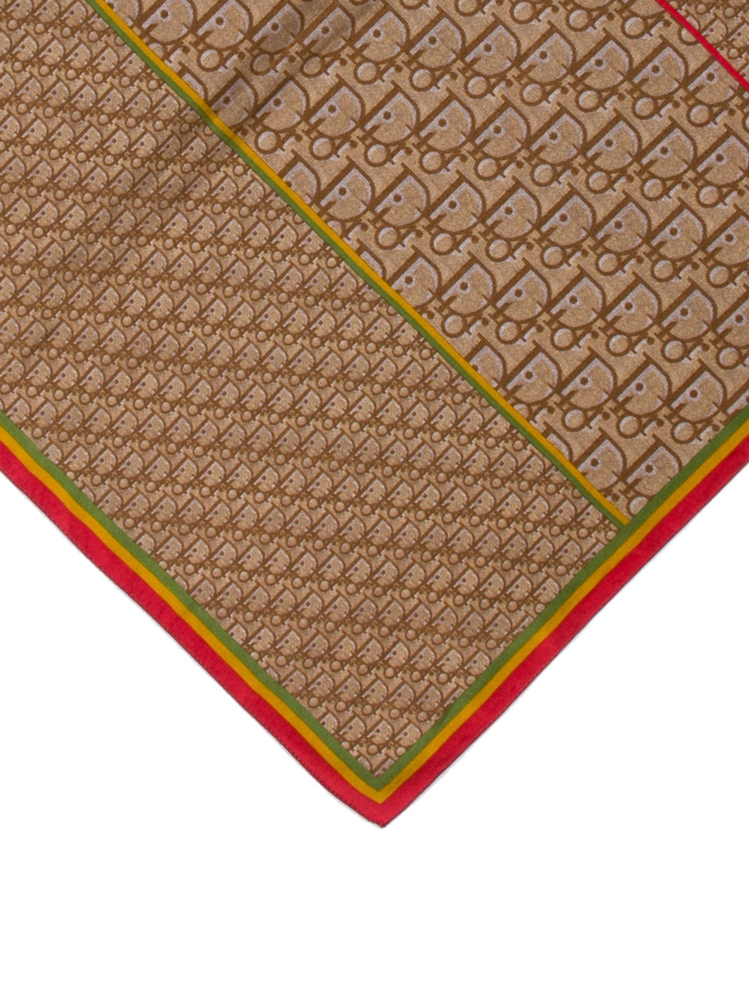 Christian Dior Silk Diorissimo Rasta Scarf