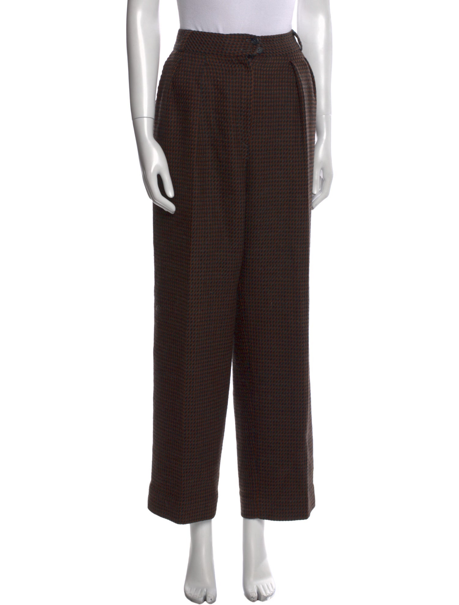 Christian Dior Wool Wide Leg Pants