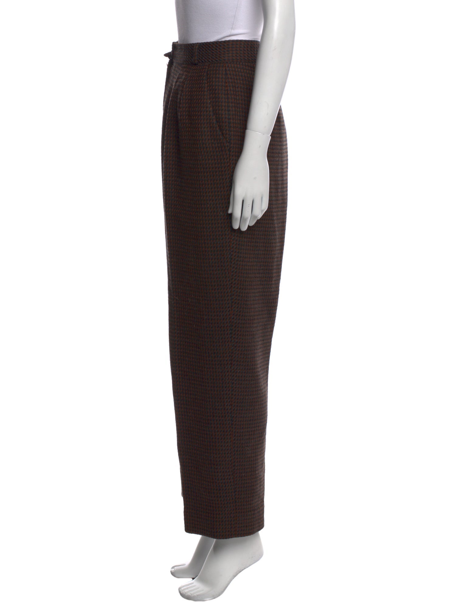 Christian Dior Wool Wide Leg Pants