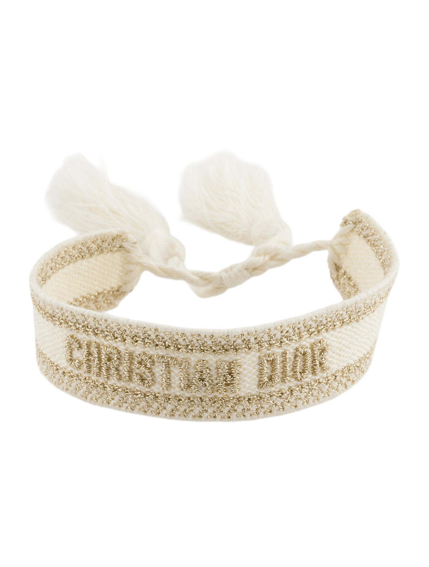 Christian Dior Cotton Thread Friendship Bangle Bracelet