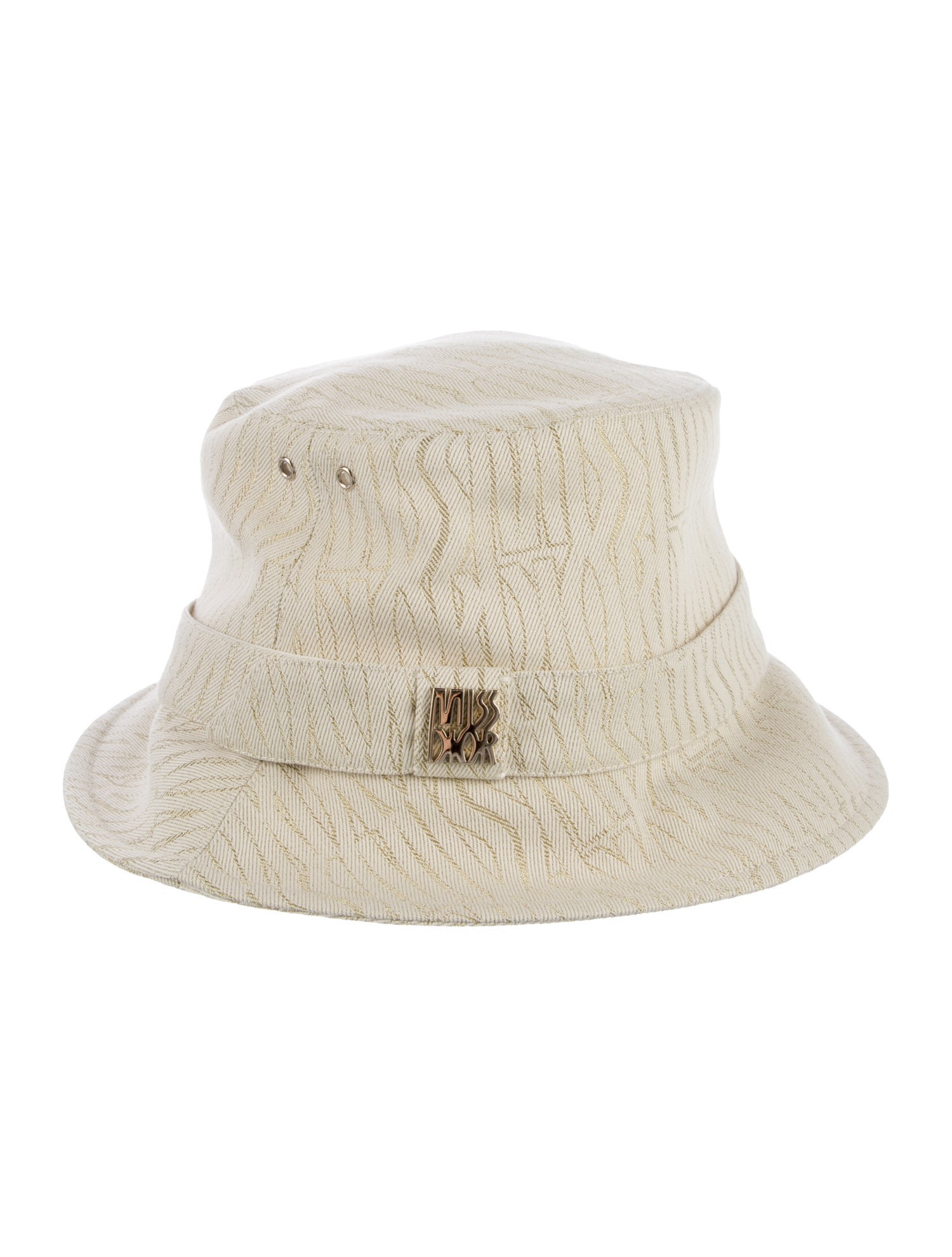 Christian Dior Pattern Print Bucket Hat w/Tags