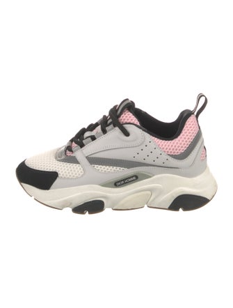 DIOR MEN B22 'White Grey Pink' Athletic Sneakers
