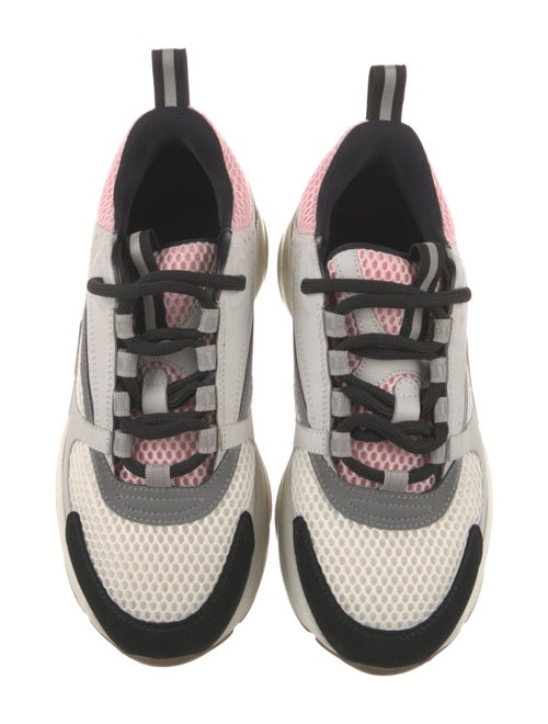 DIOR MEN B22 'White Grey Pink' Athletic Sneakers