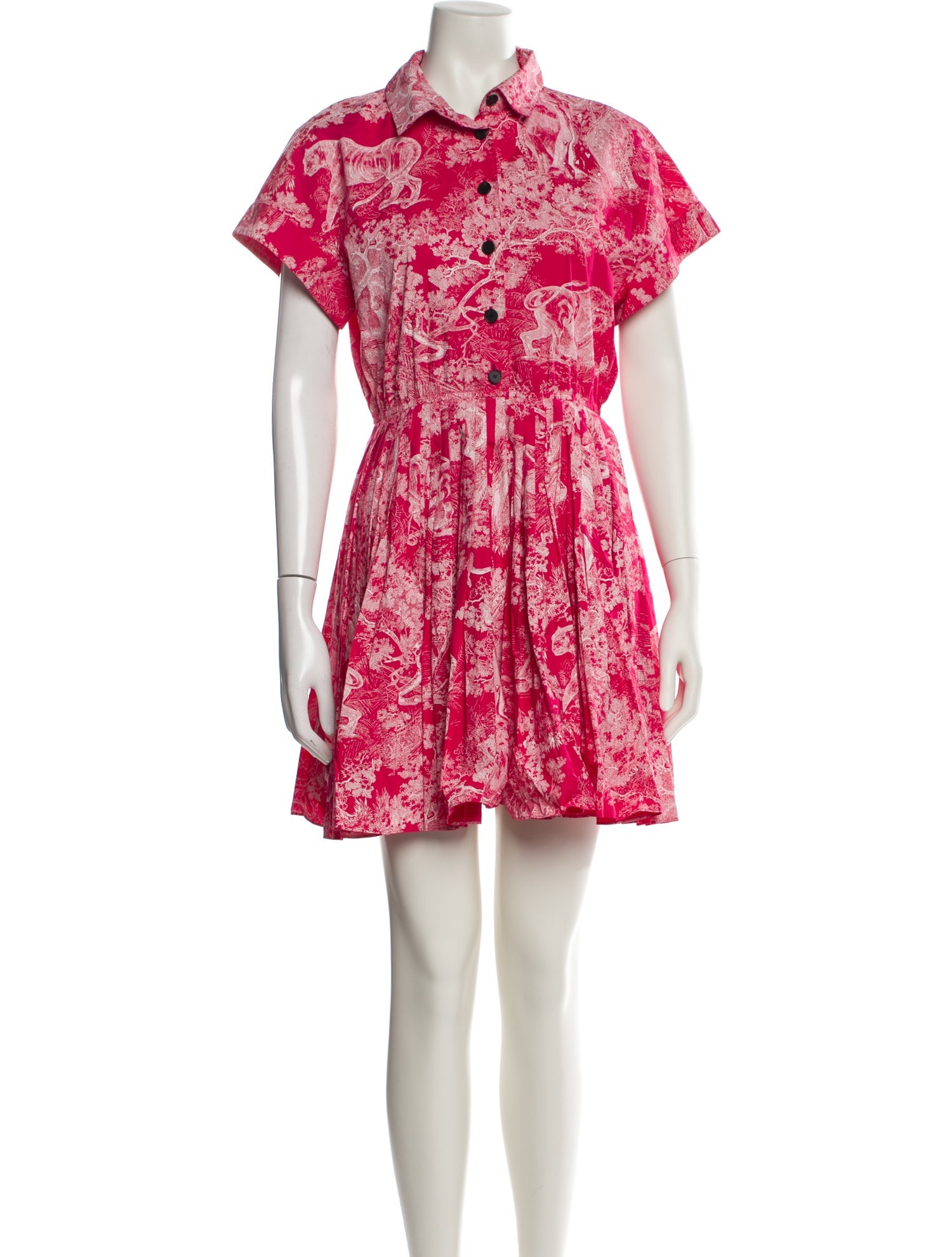 Christian Dior Printed Mini Dress