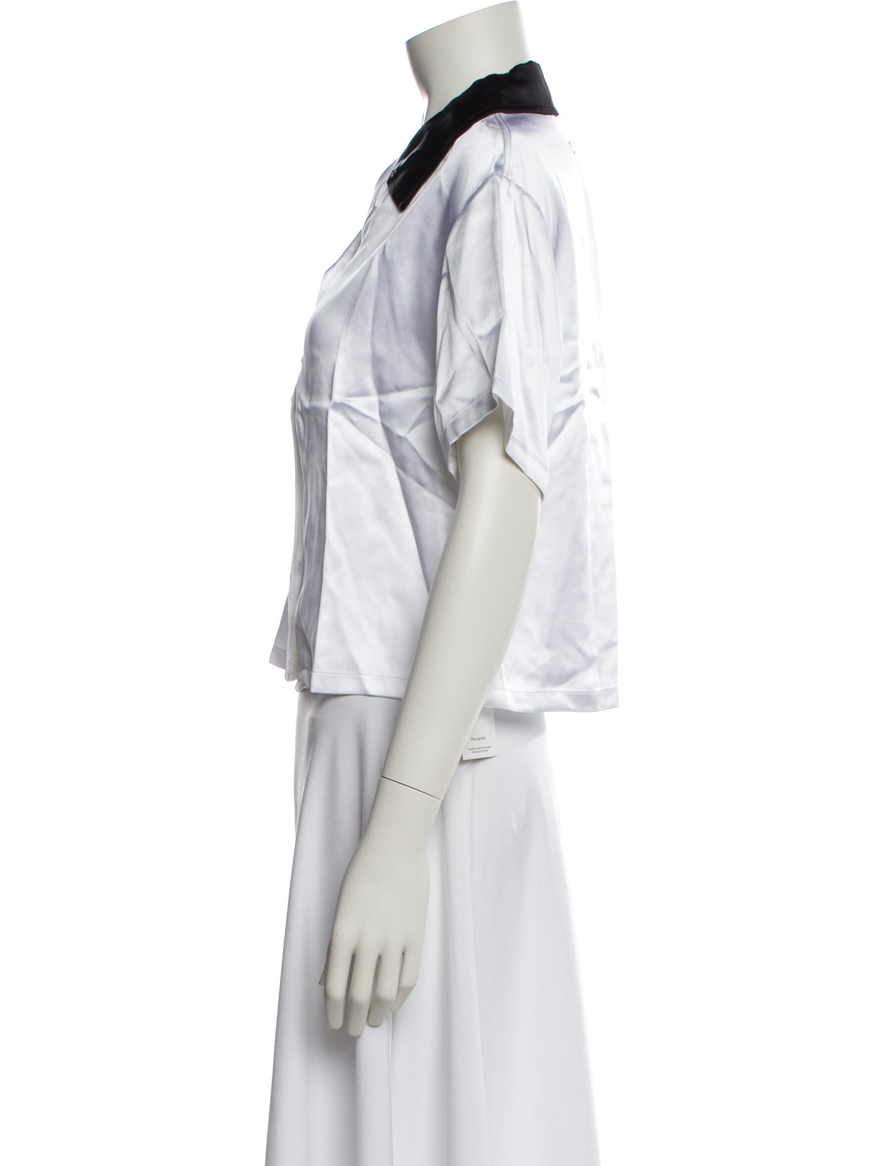 Christian Dior Short Sleeve Button-Up Top w/ Tags