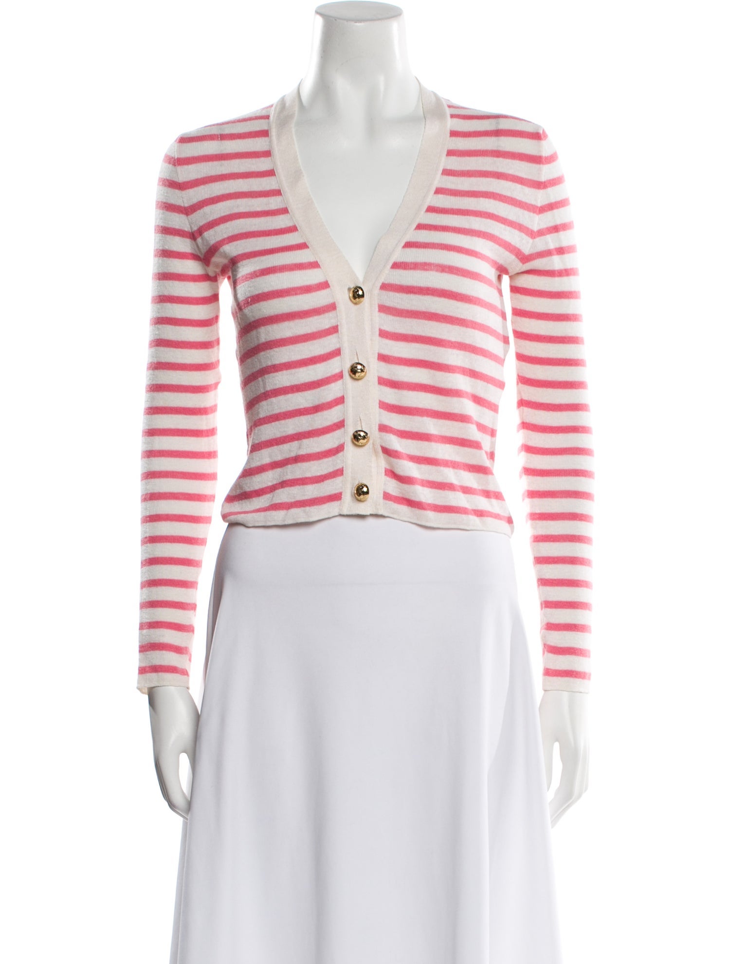 Christian Dior Linen Striped Sweater