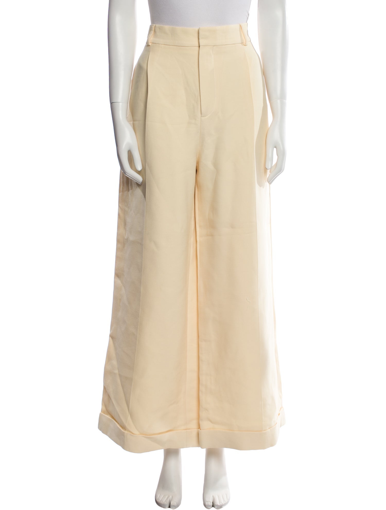 Christian Dior Wool Wide Leg Pants