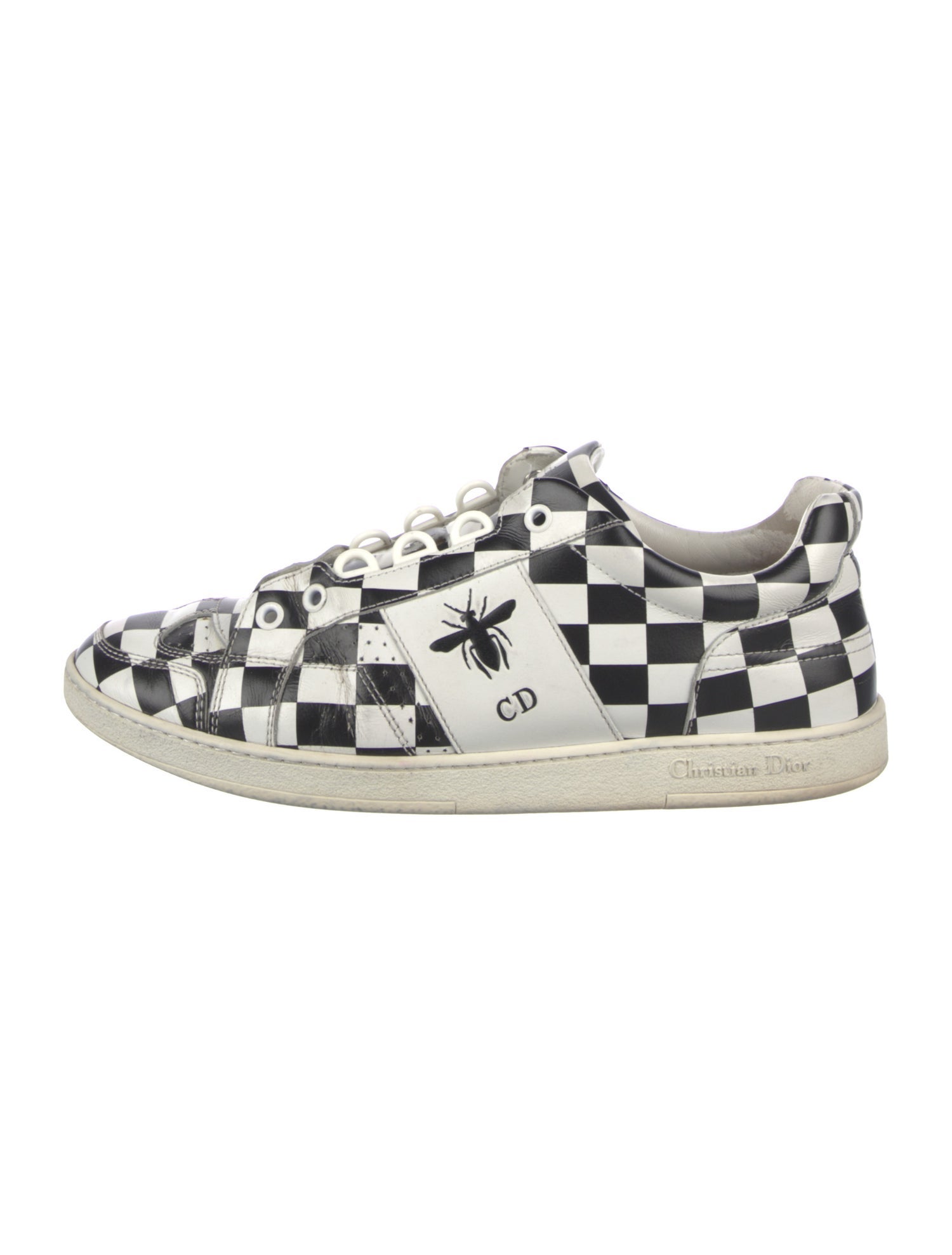 Christian Dior Checkered Sneakers