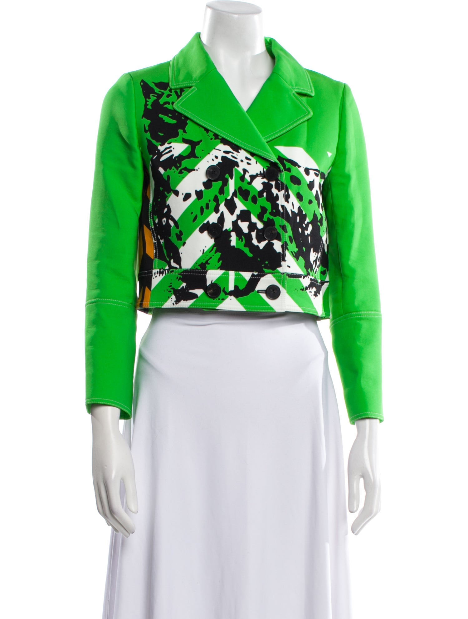 Christian Dior Floral Print Biker Jacket