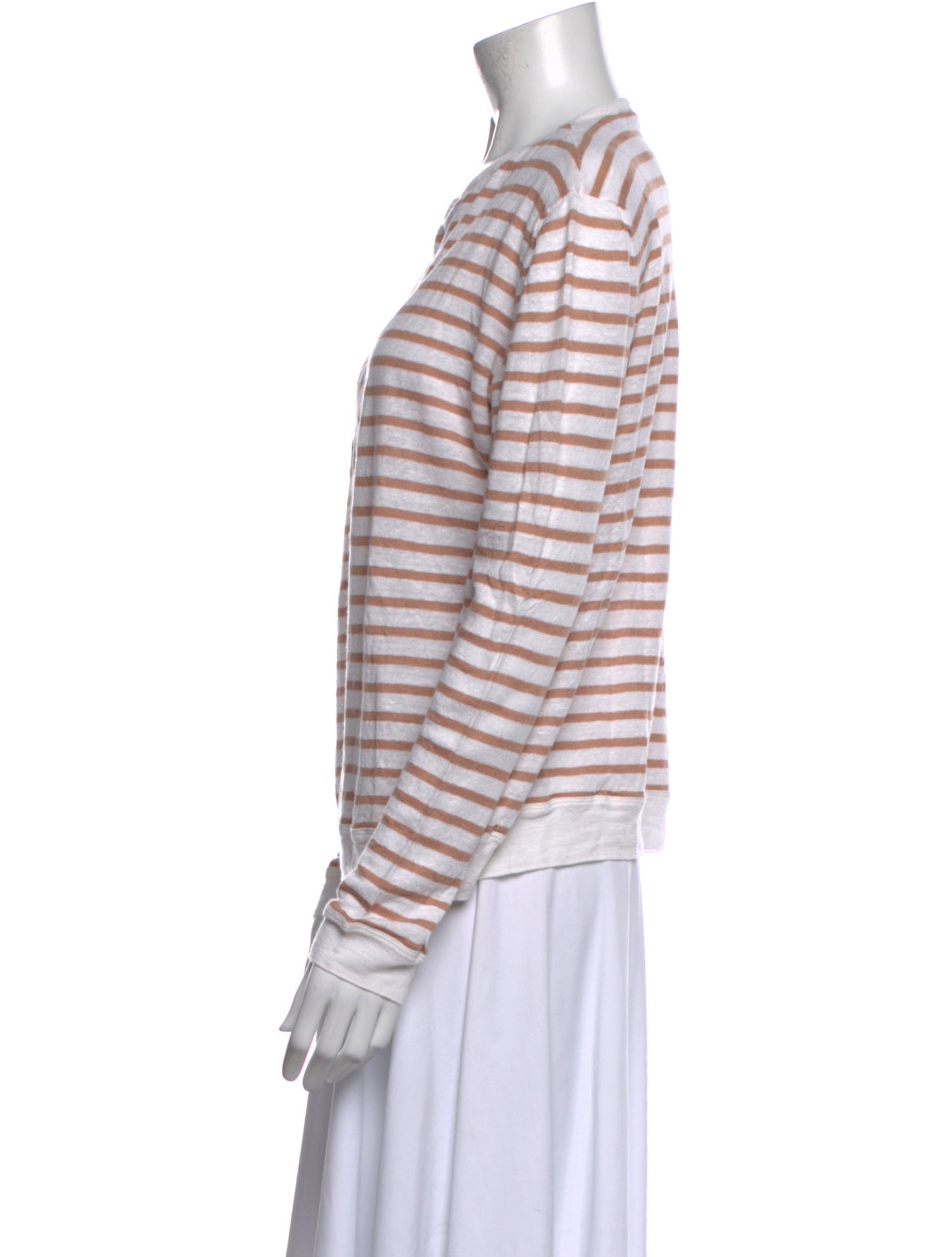 Christian Dior Linen Striped T-Shirt