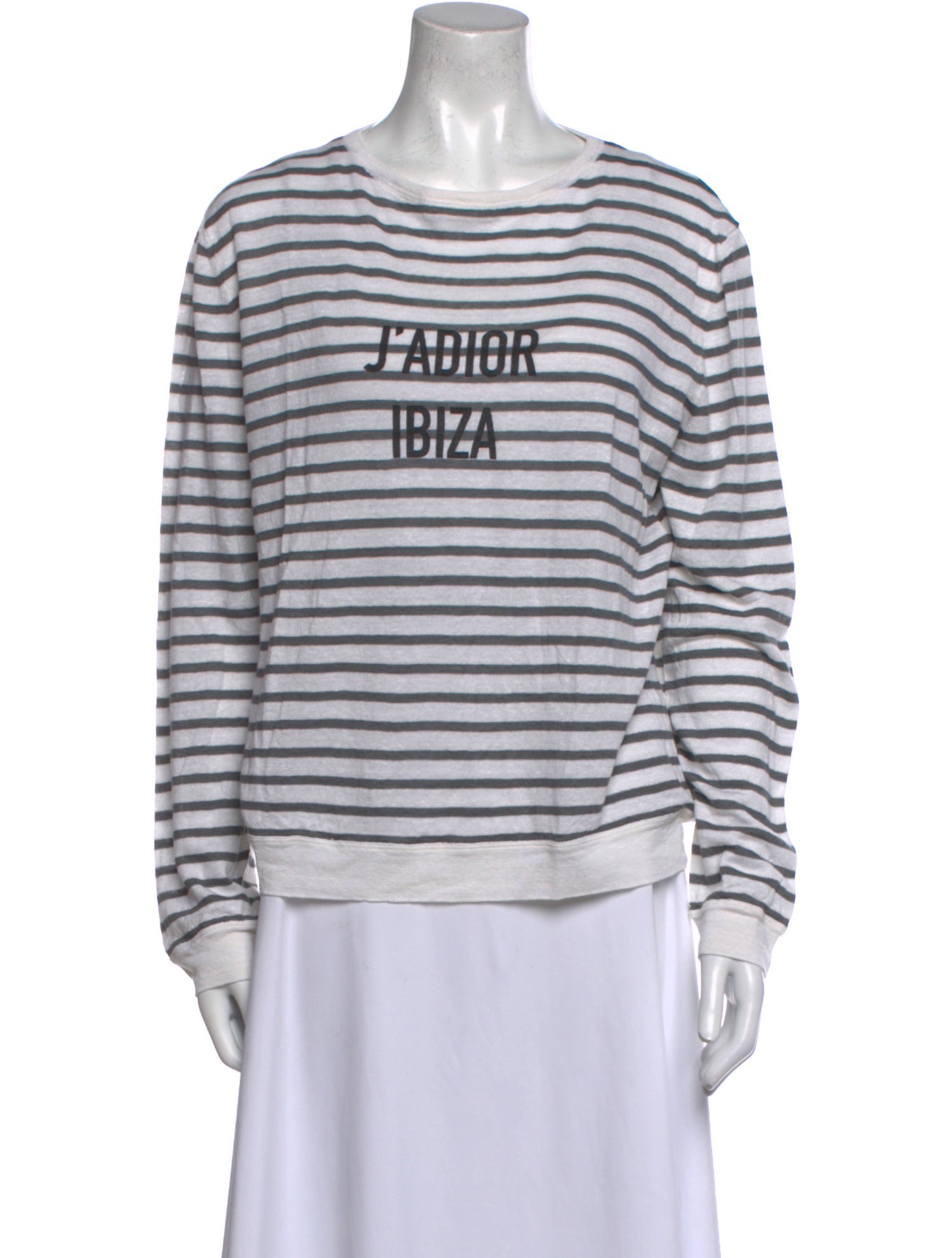 Christian Dior Linen Striped T-Shirt