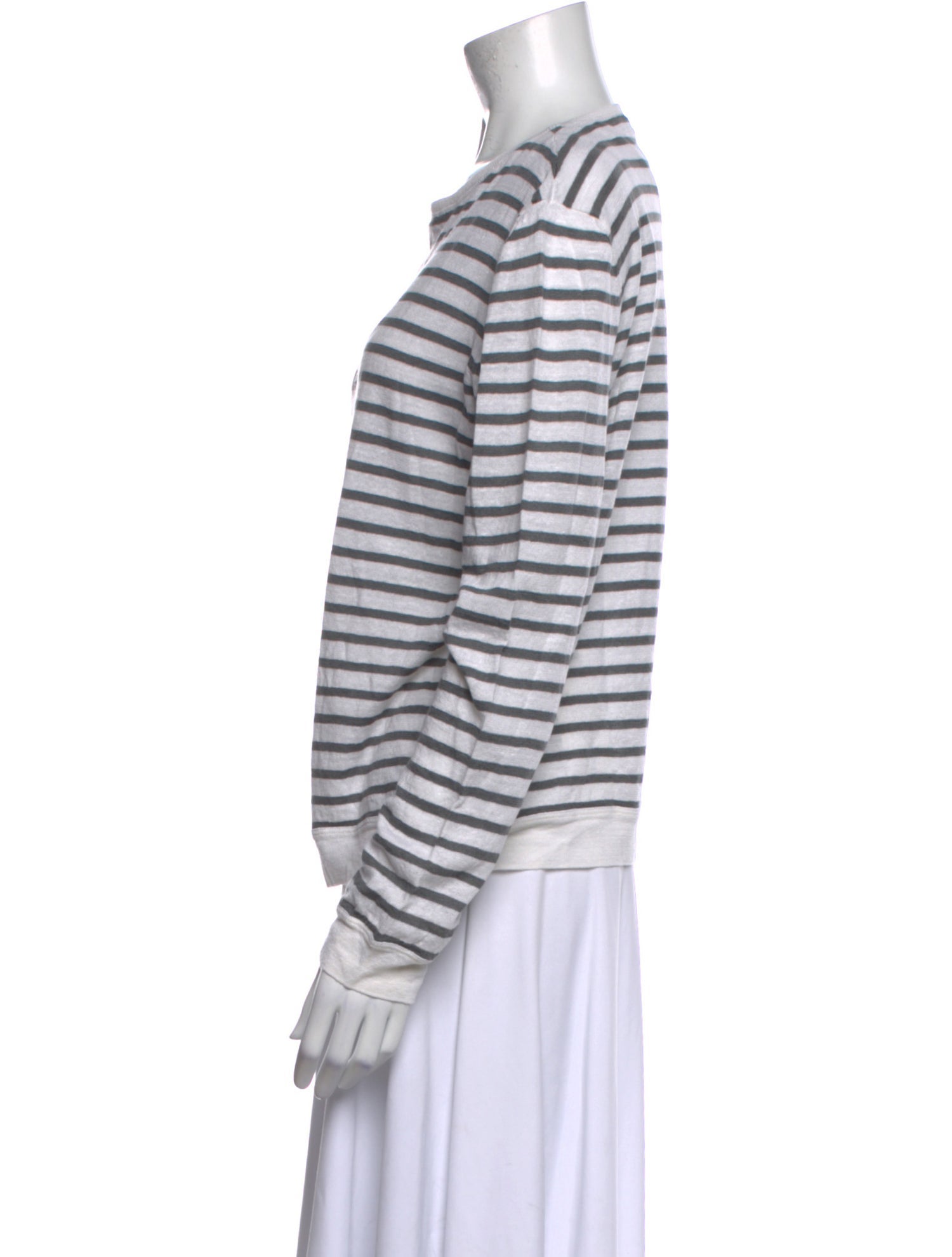 Christian Dior Linen Striped T-Shirt