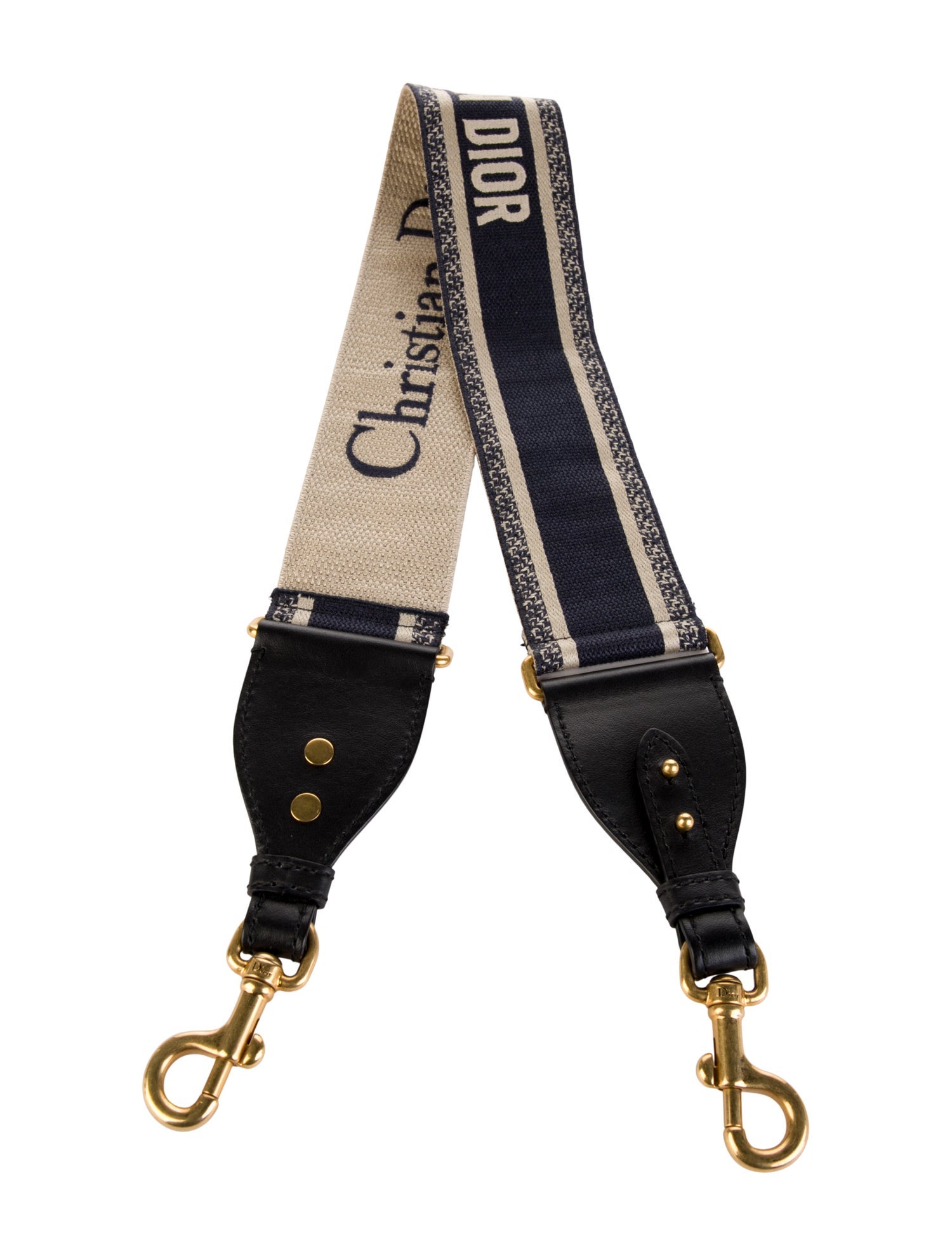 Christian Dior Pattern Print Fabric Bag Strap