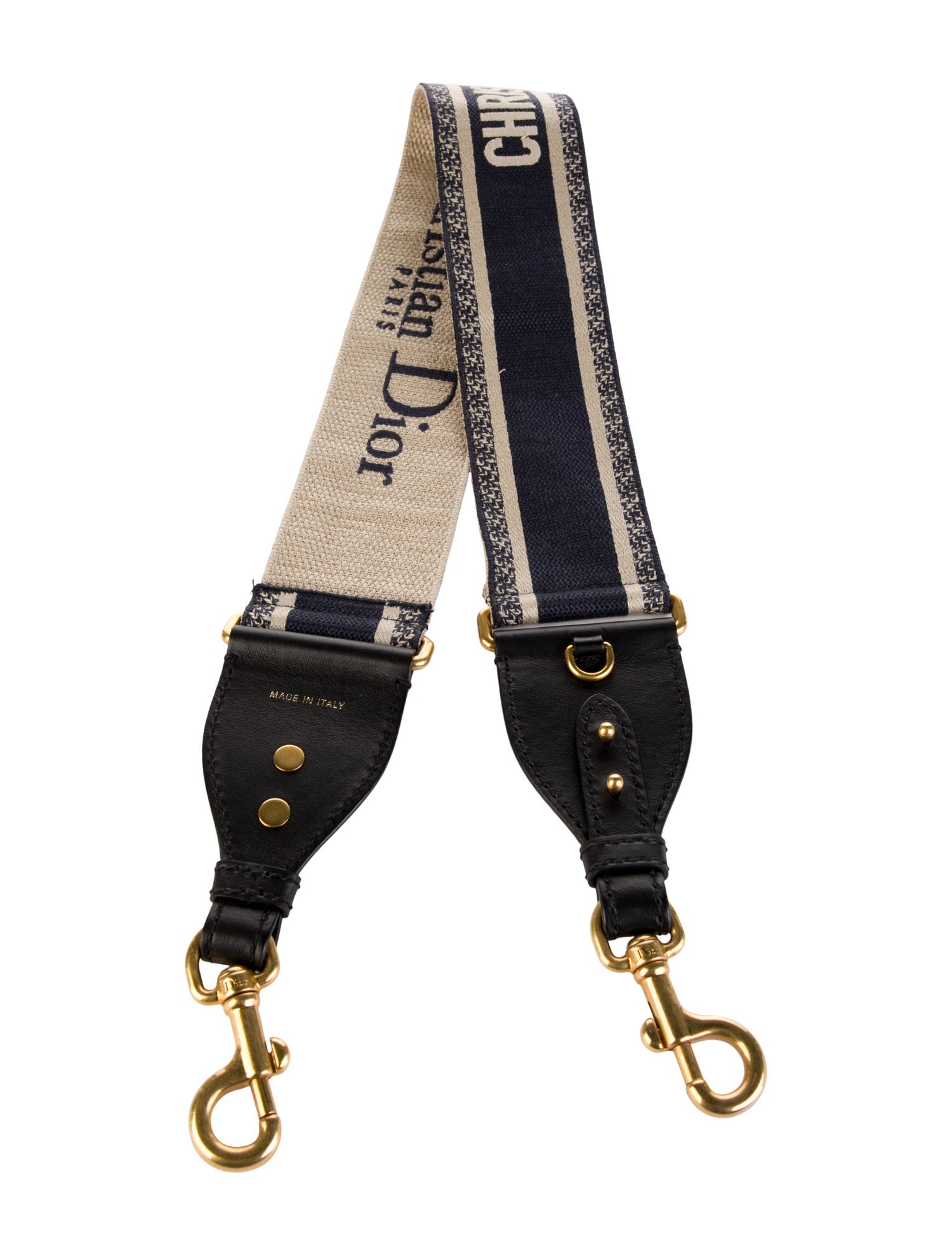 Christian Dior Pattern Print Fabric Bag Strap